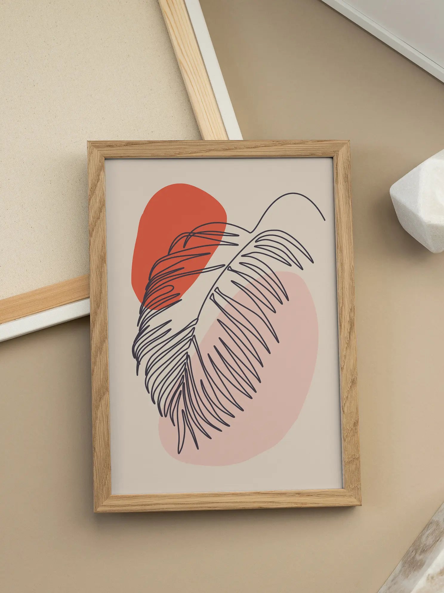 Graphic Monstera Poster