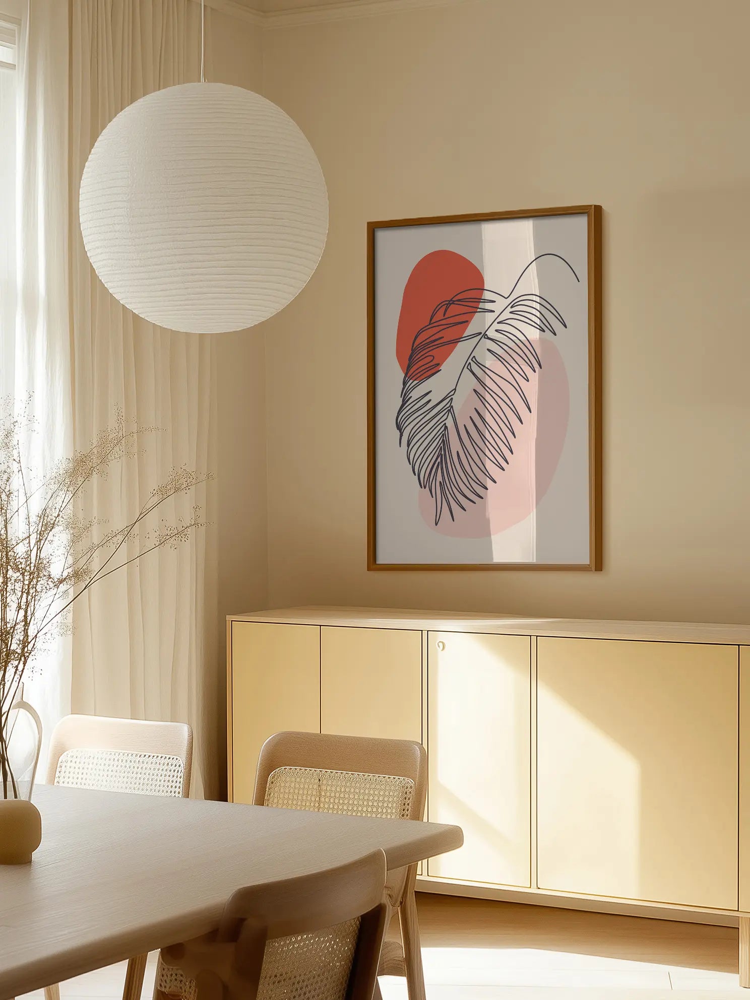 Graphic Monstera Poster