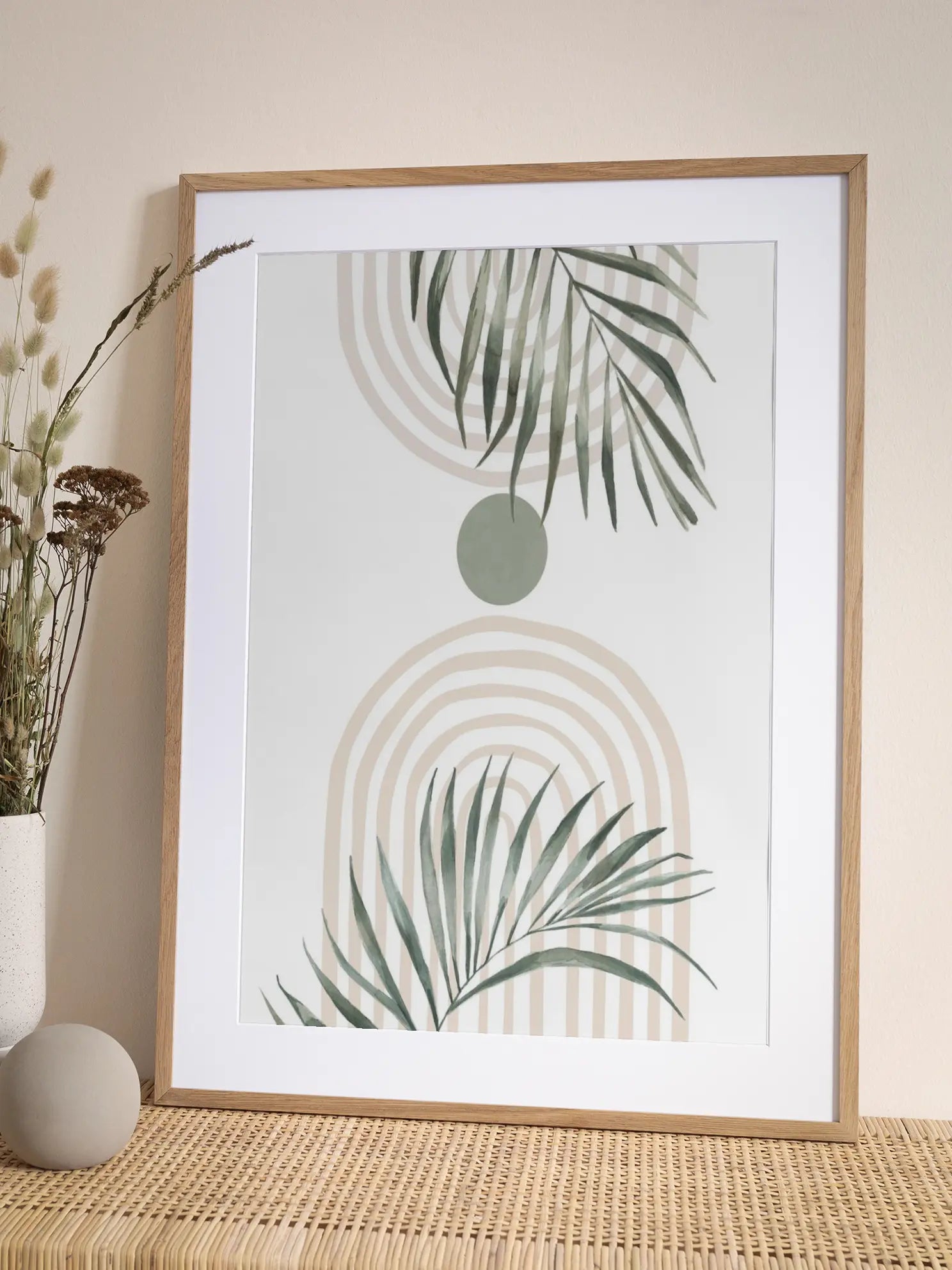 Graphic Palm No1 Poster