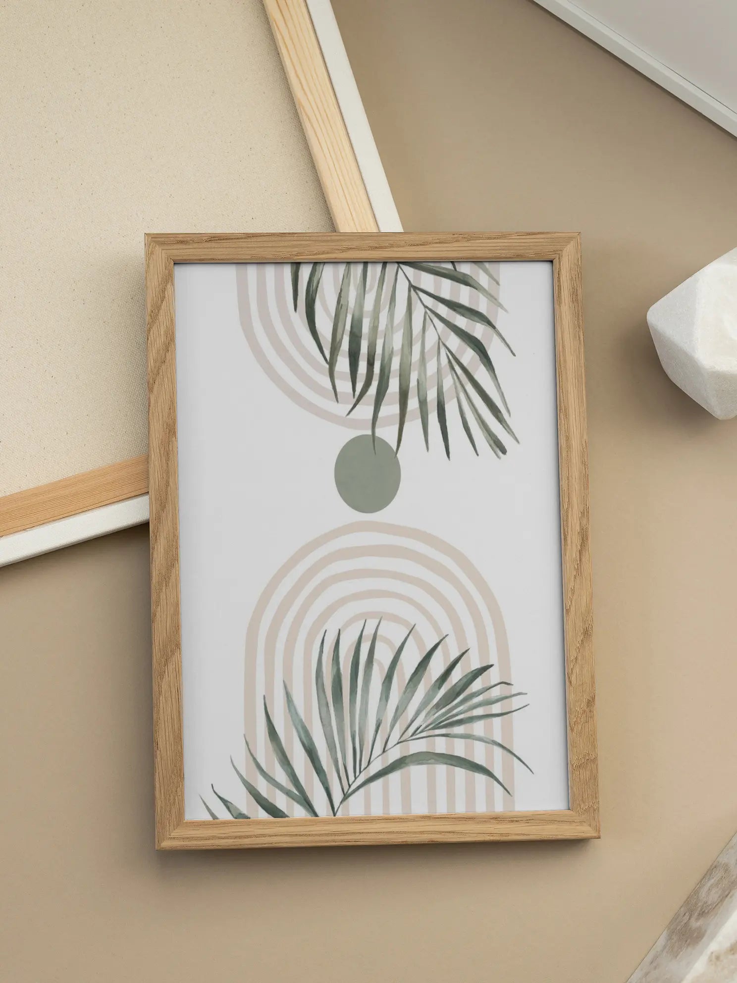 Graphic Palm No1 Poster