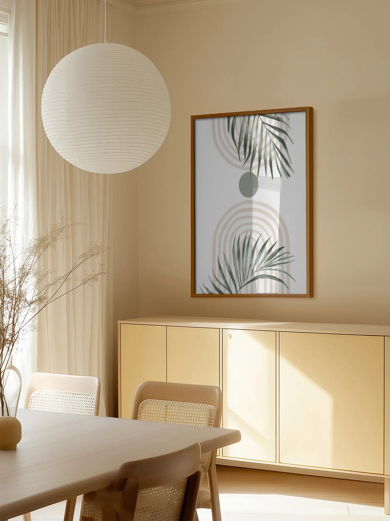 Graphic Palm No1 Poster