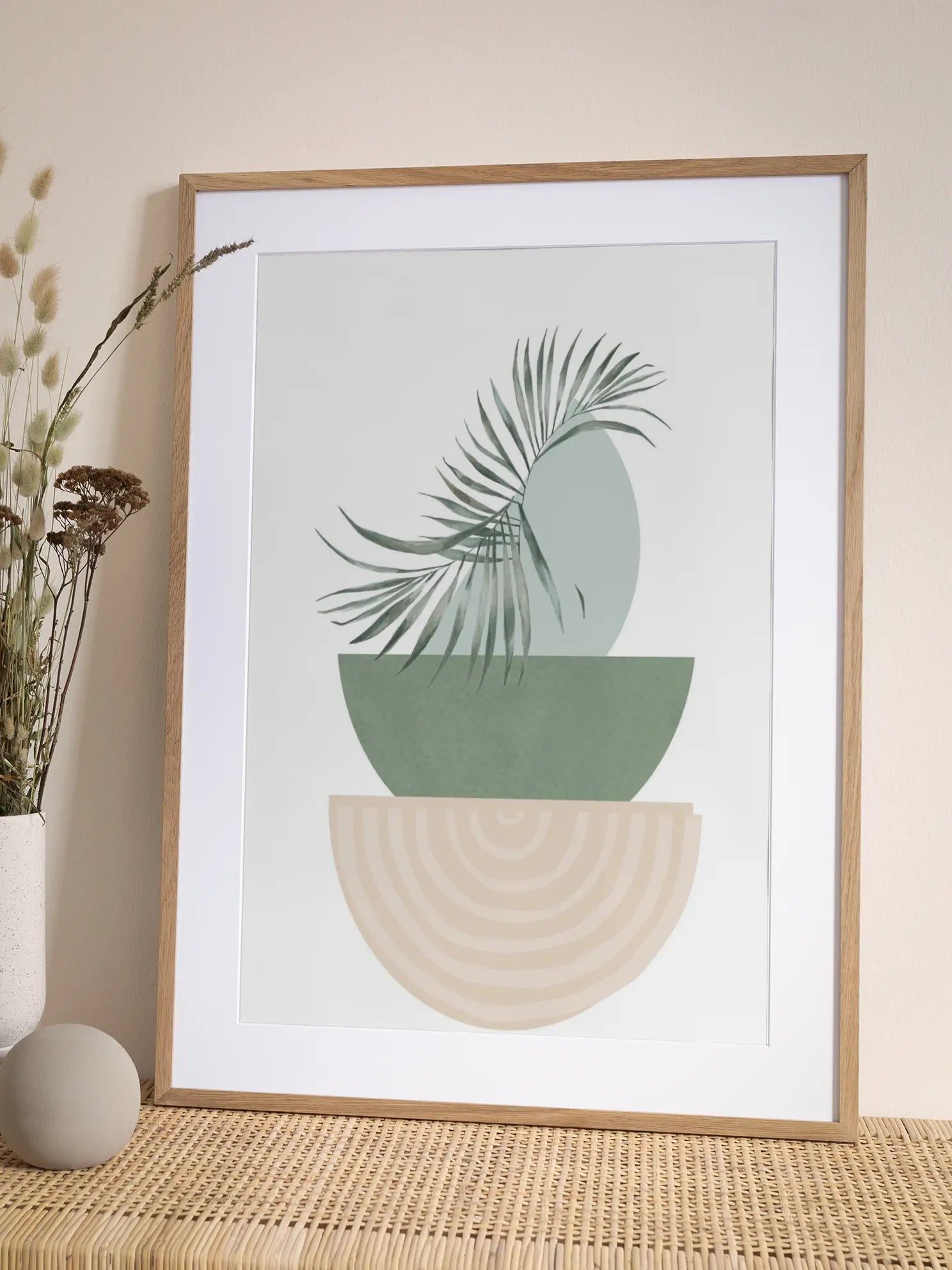 Graphic Palm No2 Poster