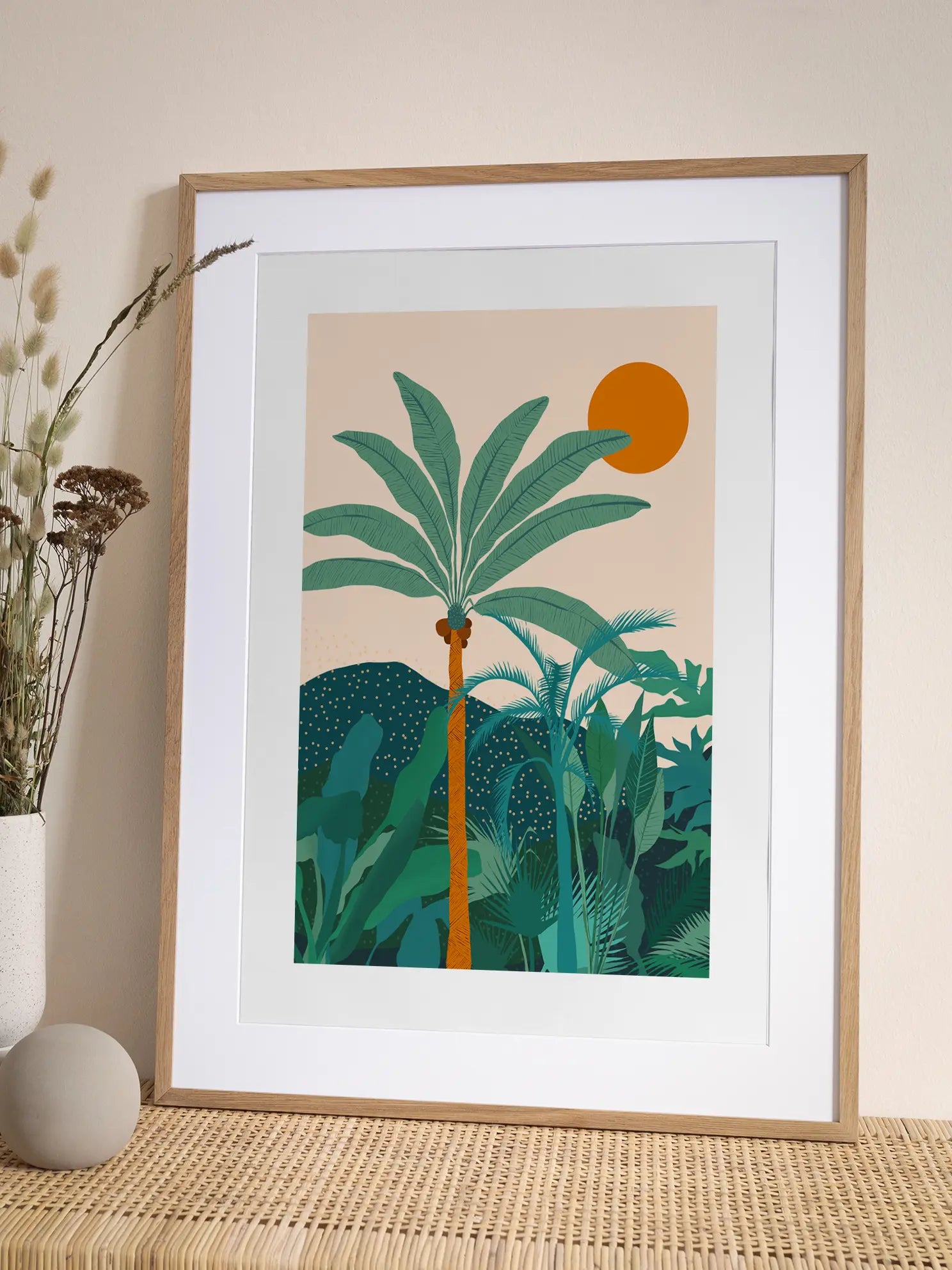 Graphic Palm Poster