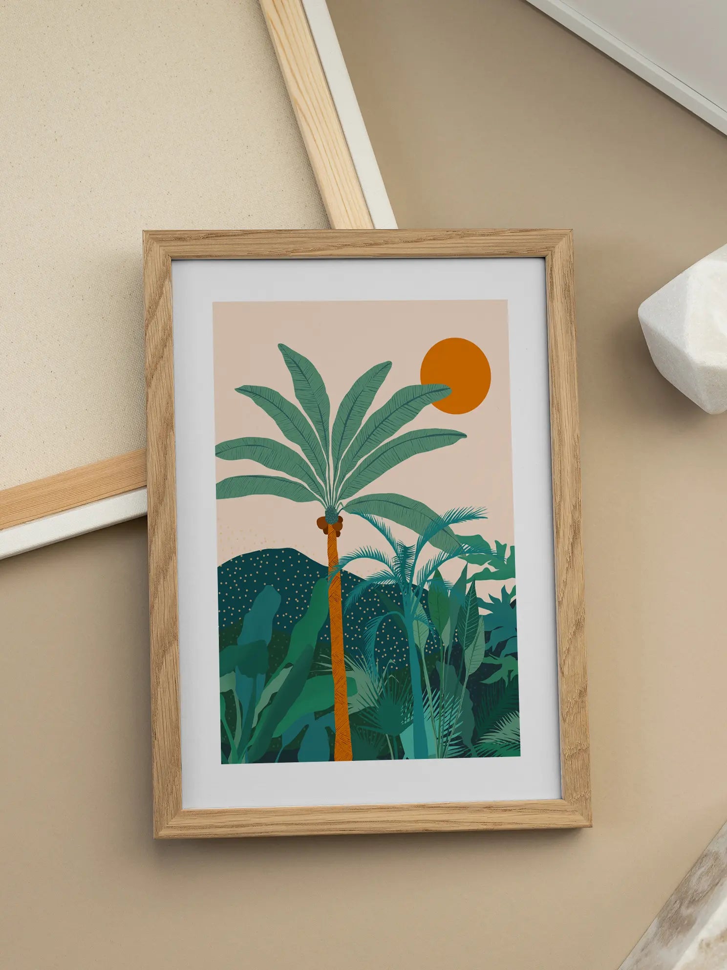 Graphic Palm Poster