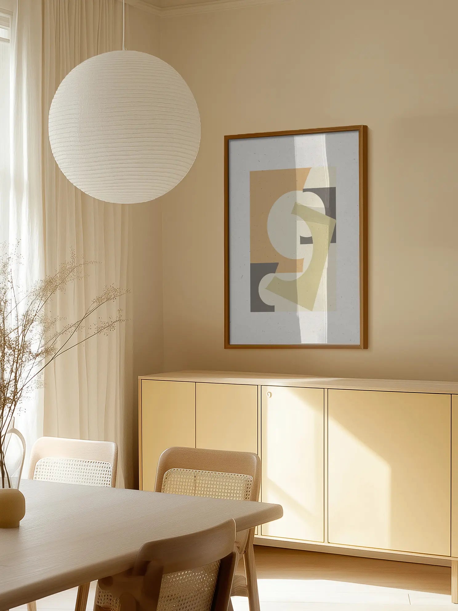 Graphic Shapes Poster