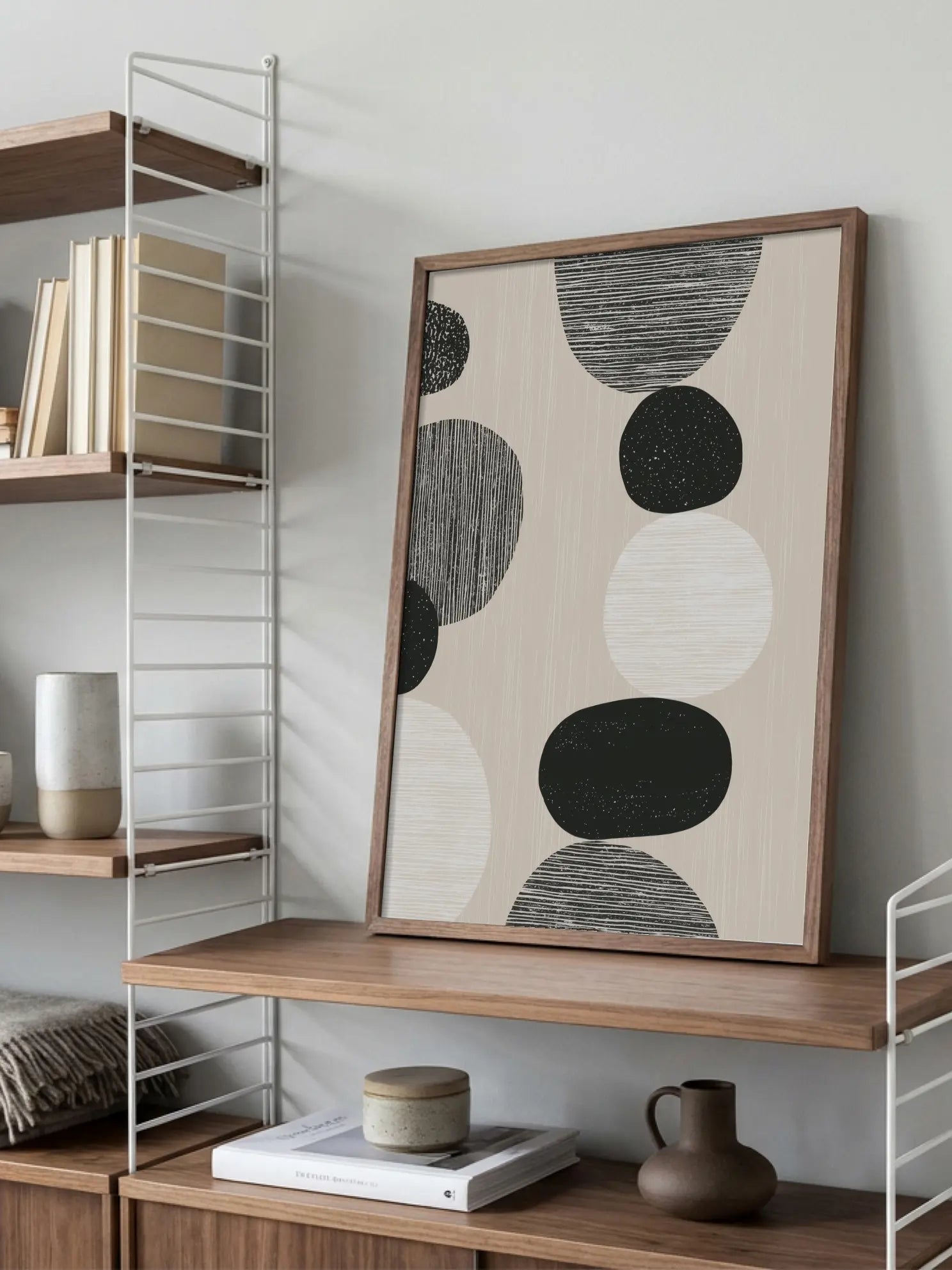 Graphic Stones Poster