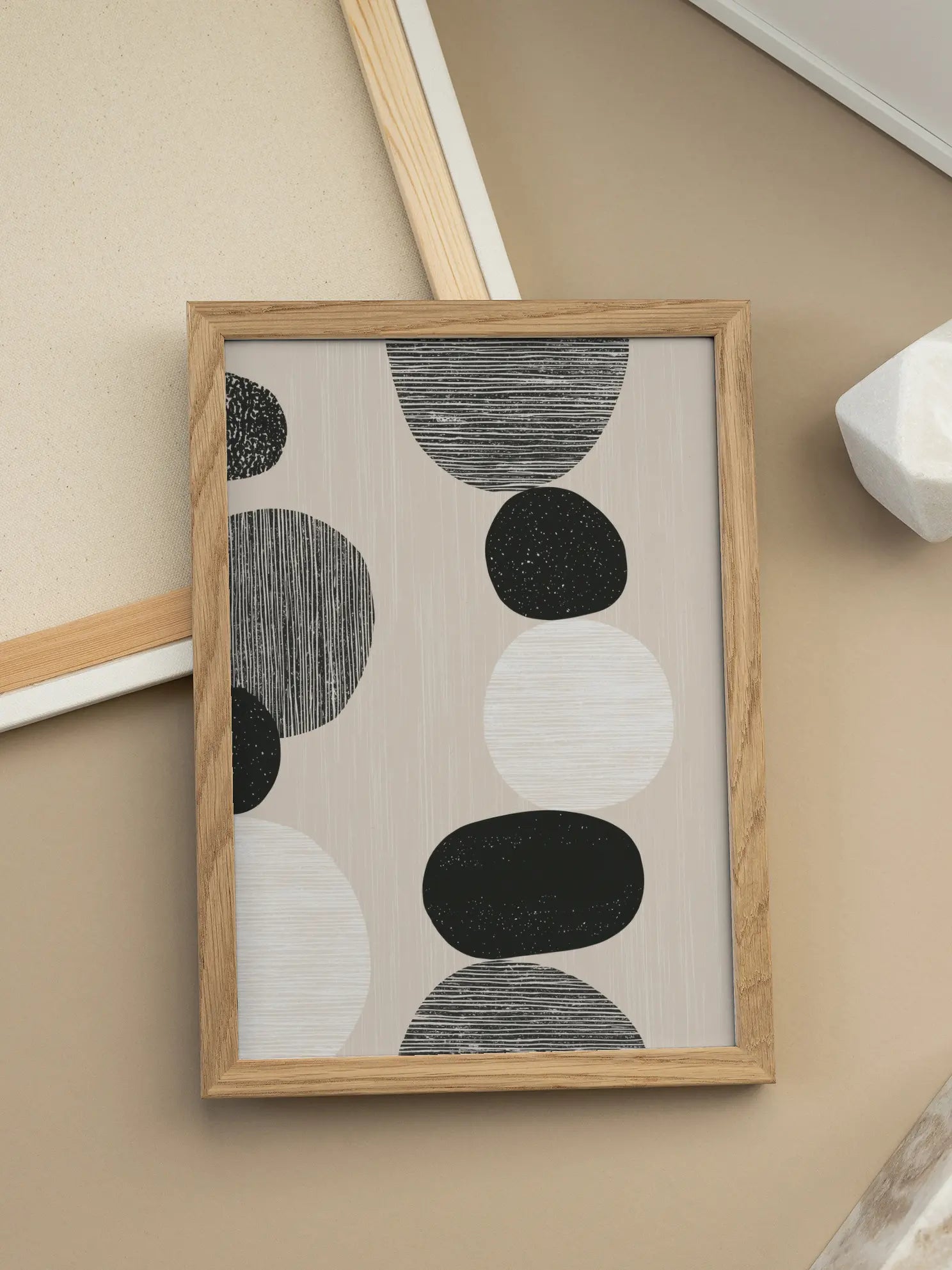 Graphic Stones Poster