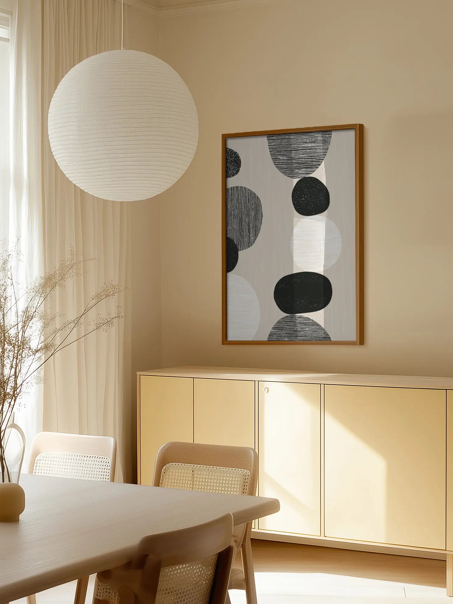 Graphic Stones Poster
