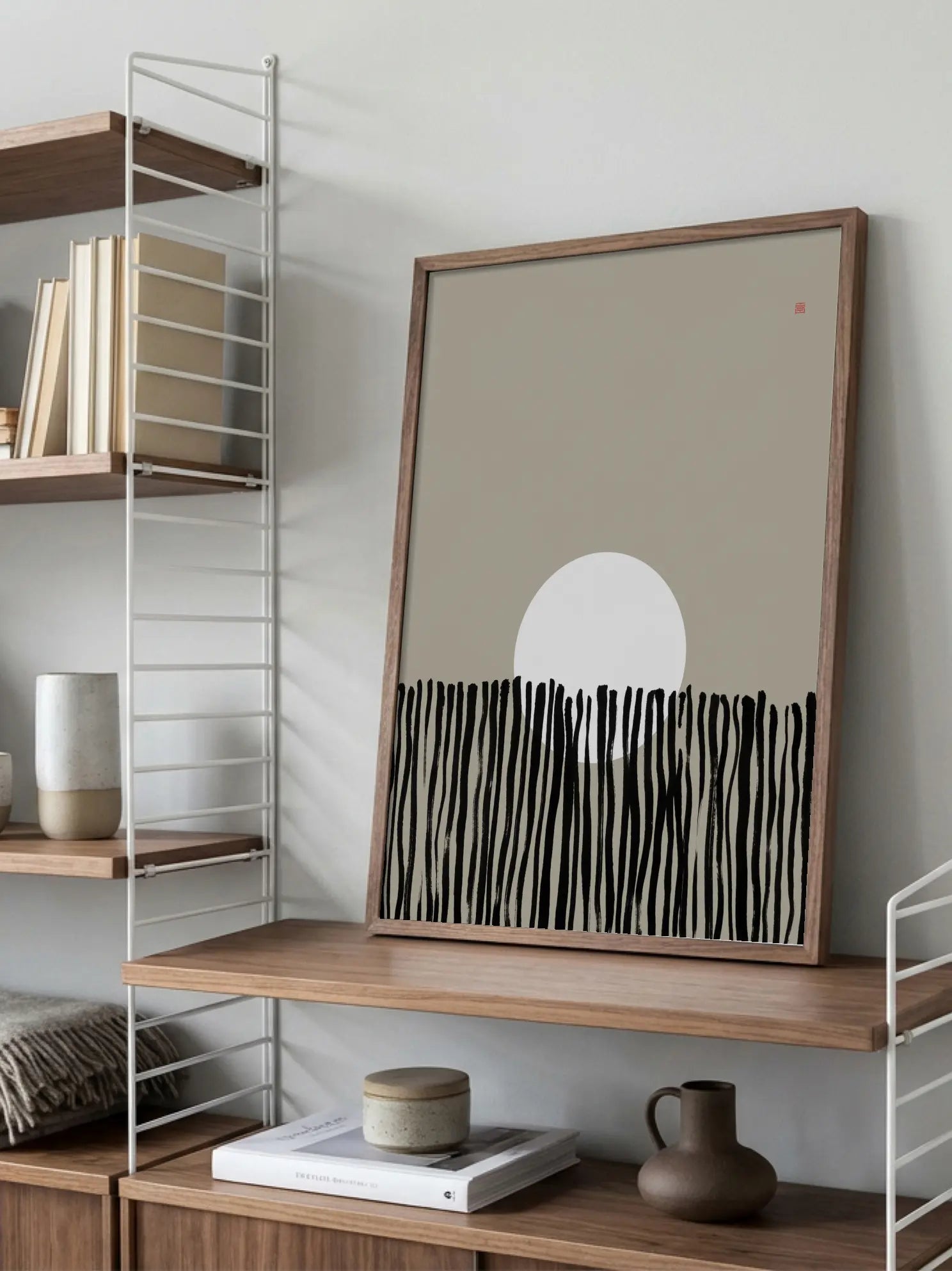 Graphic Sunset Poster