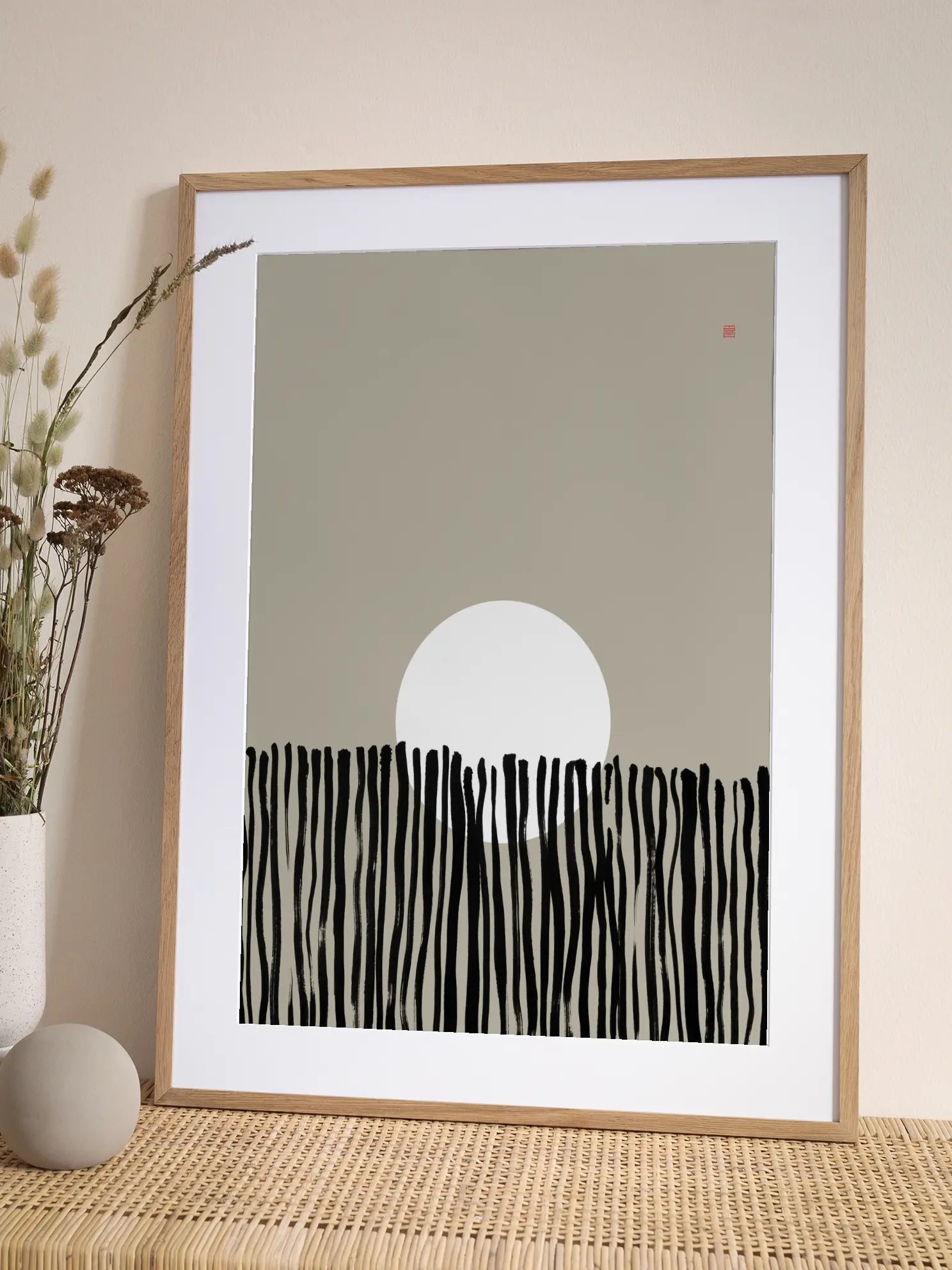 Graphic Sunset Poster