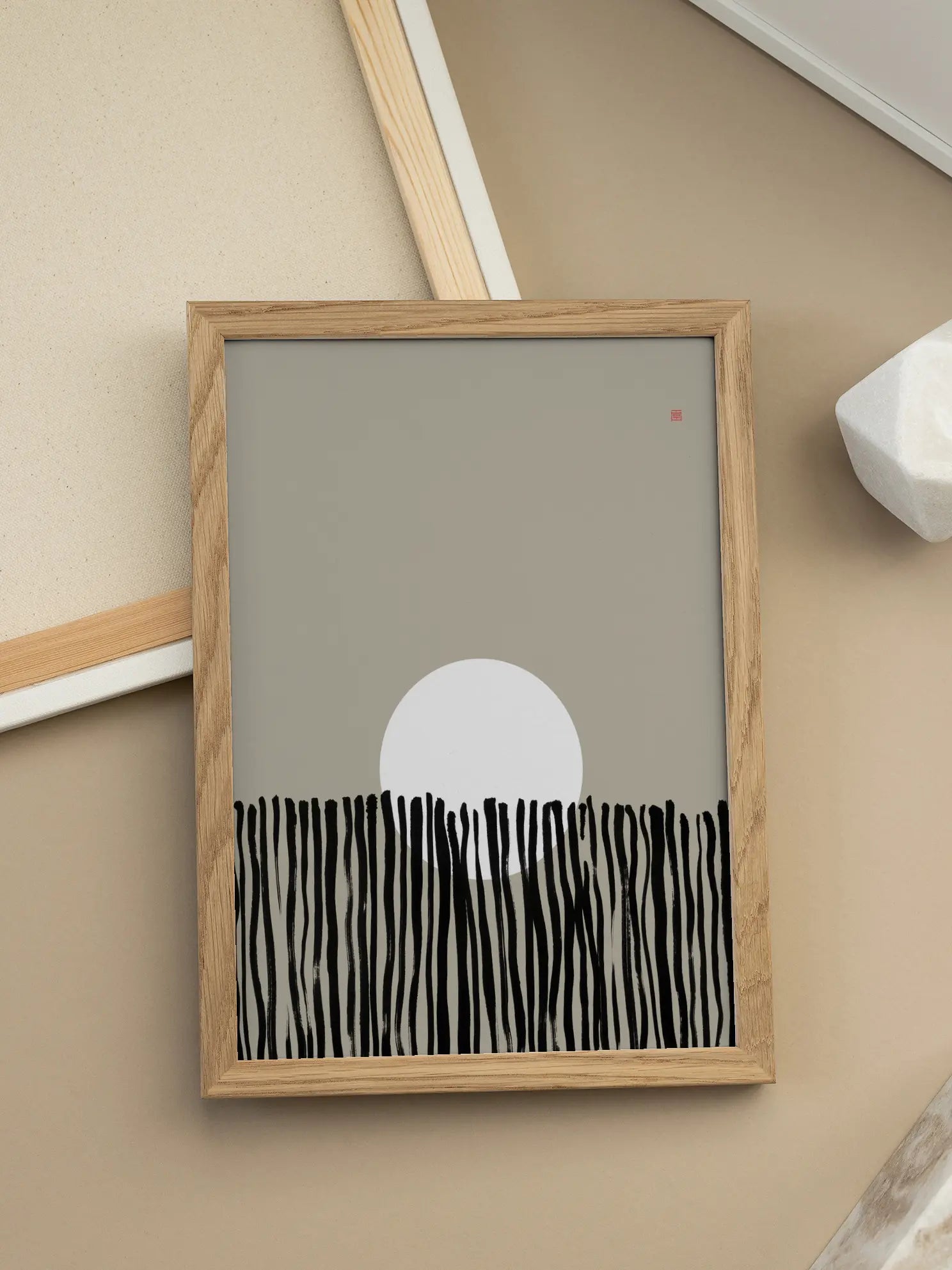 Graphic Sunset Poster