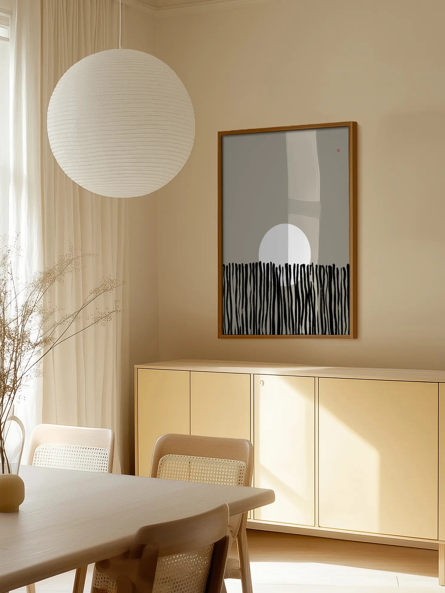 Graphic Sunset Poster