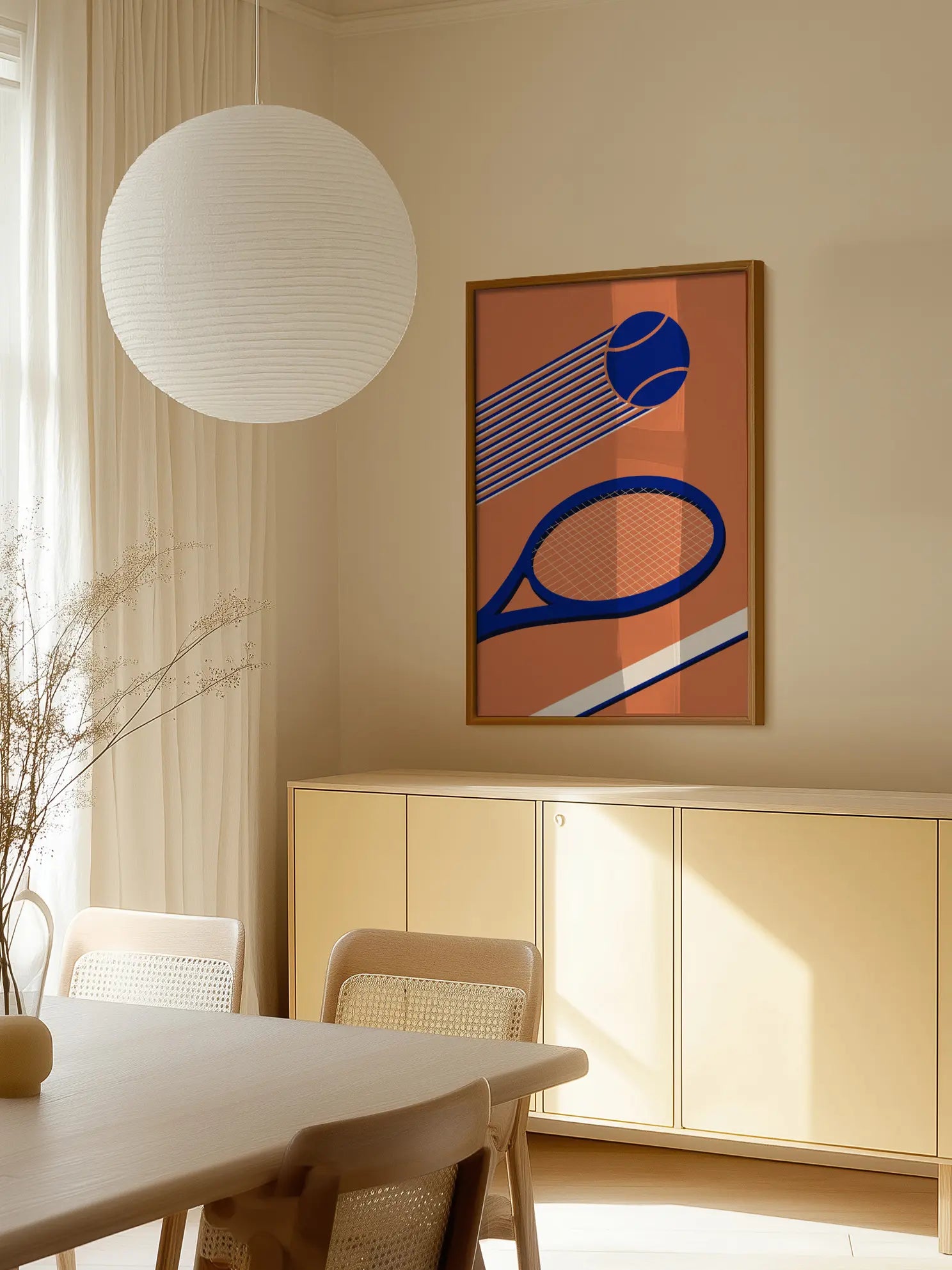 Graphic Tennis Poster