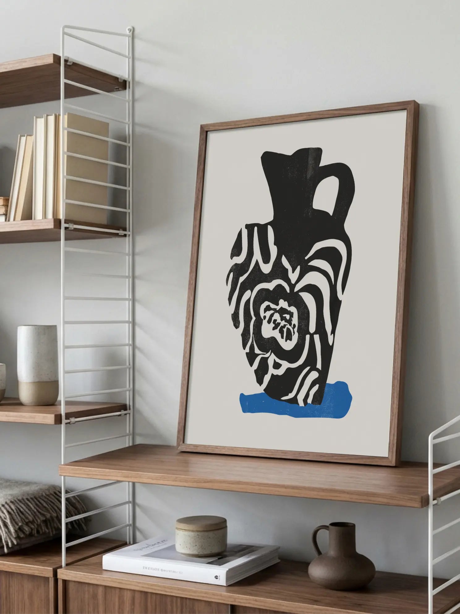 Graphic Vase Poster