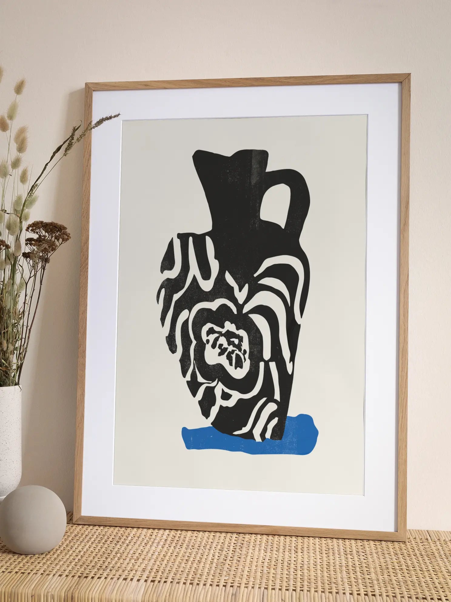 Graphic Vase Poster