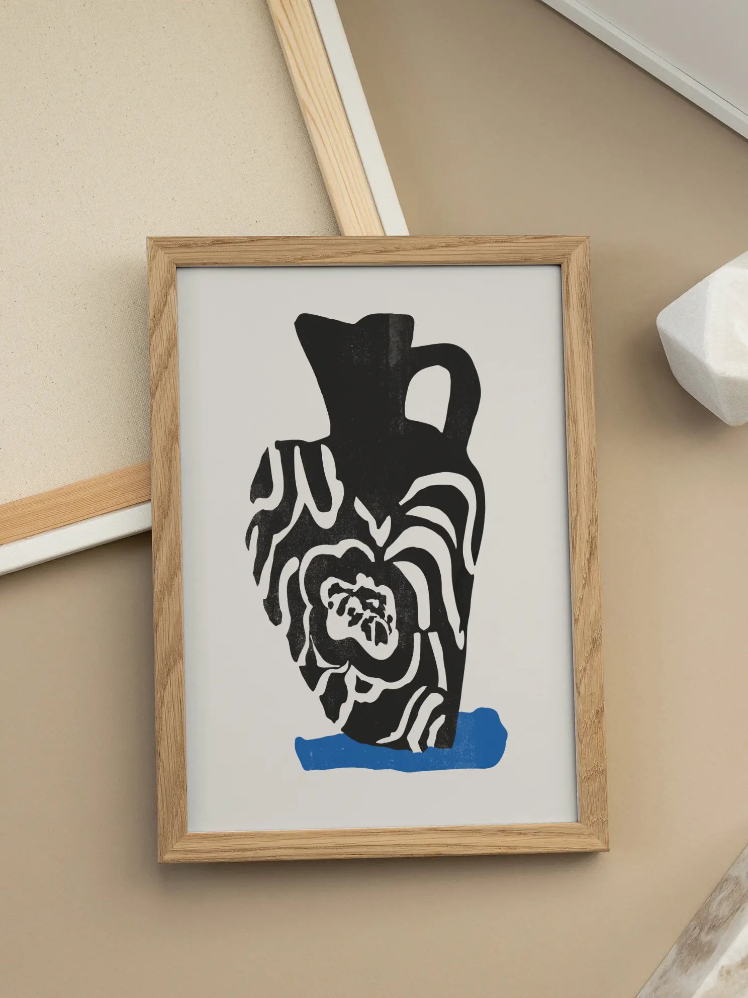 Graphic Vase Poster