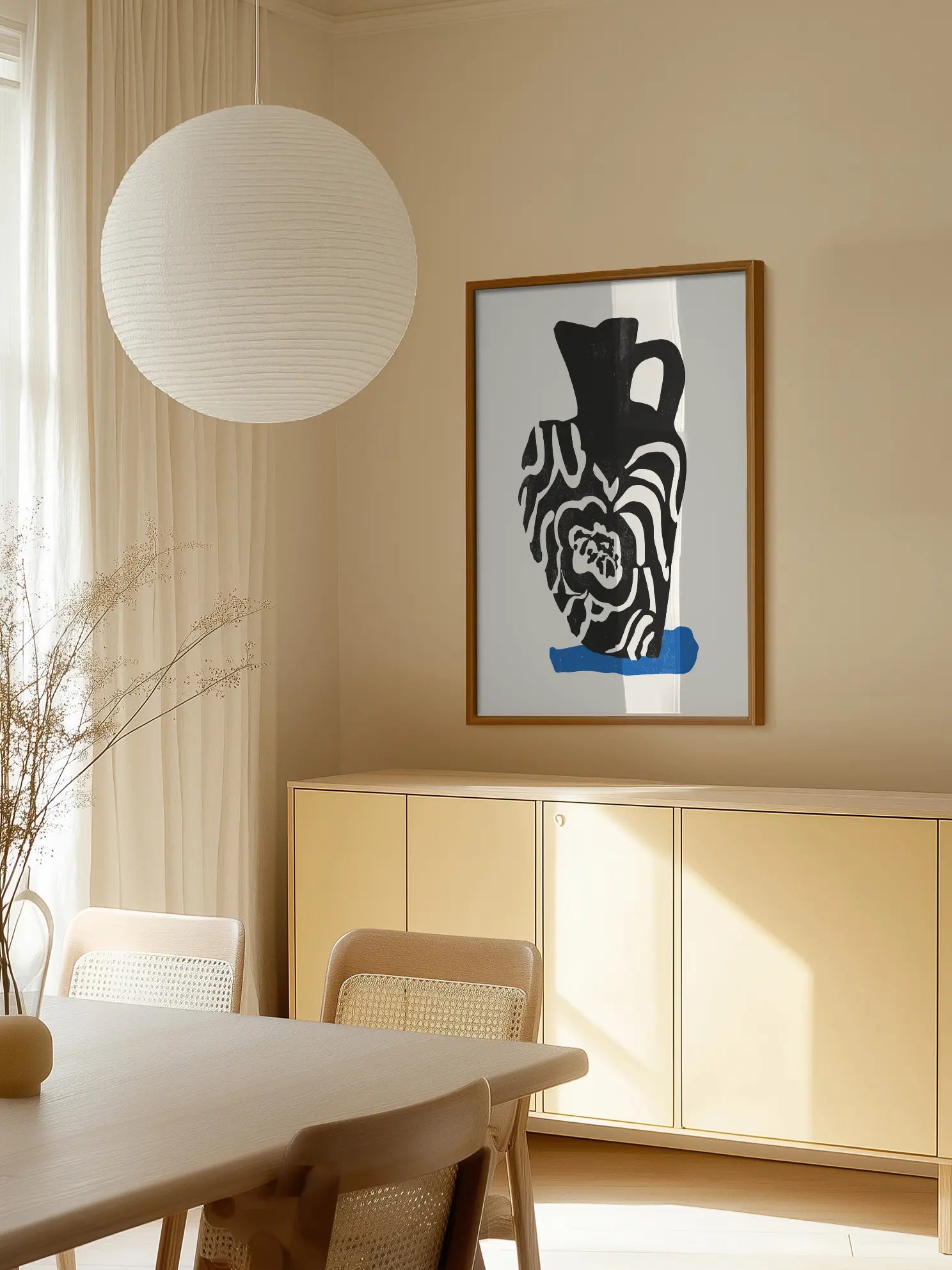 Graphic Vase Poster