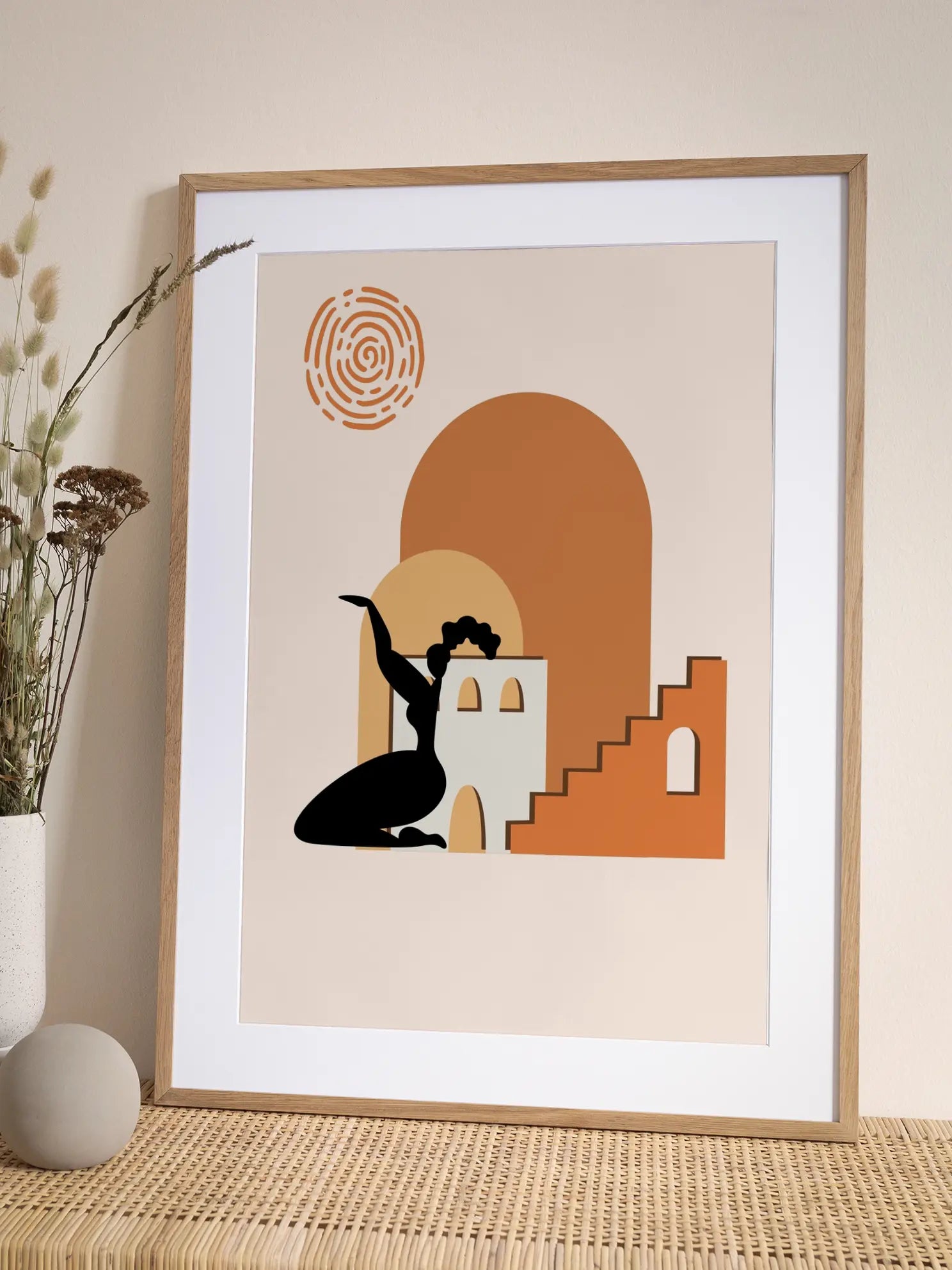 Graphic Woman Poster
