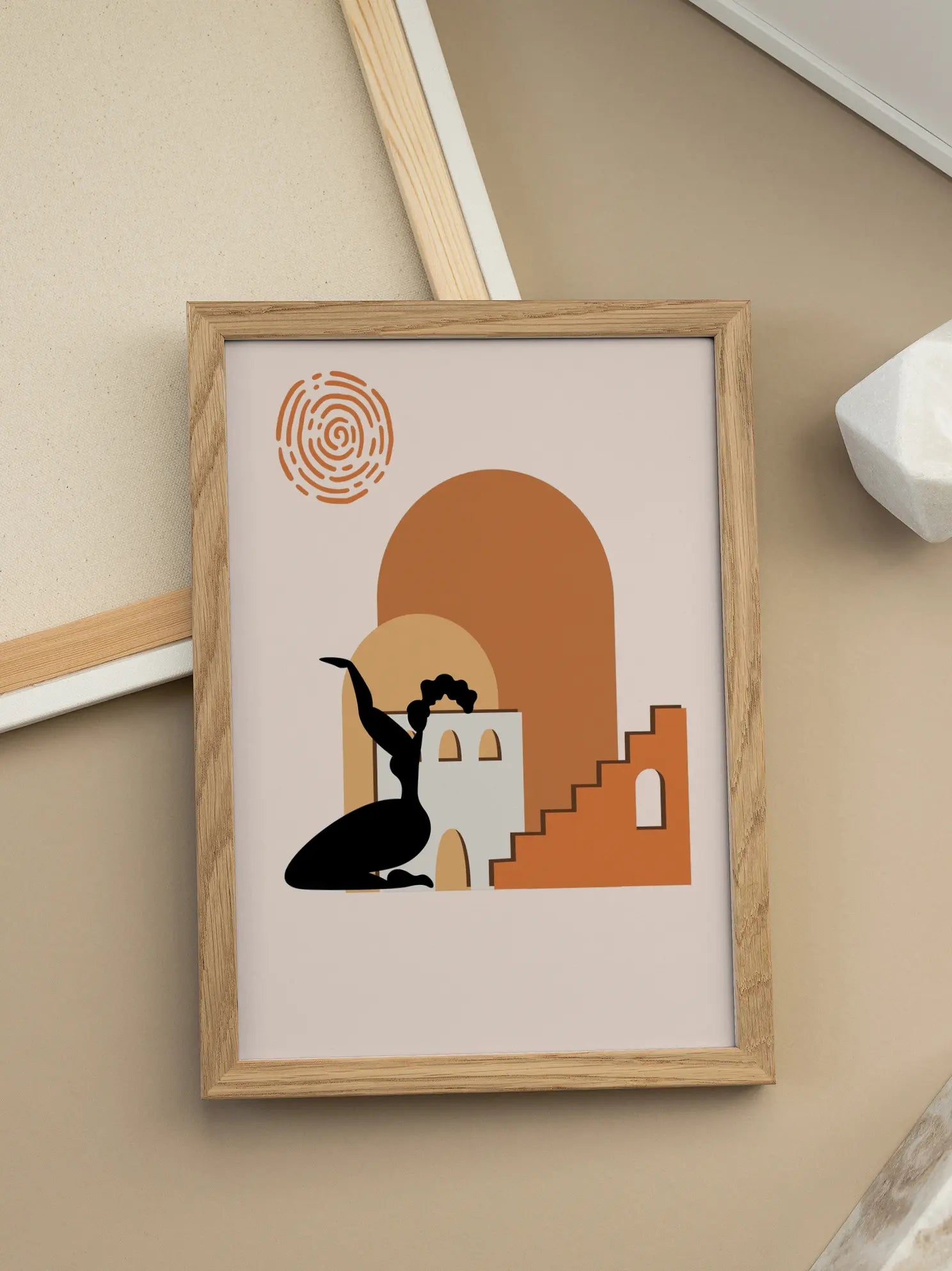 Graphic Woman Poster