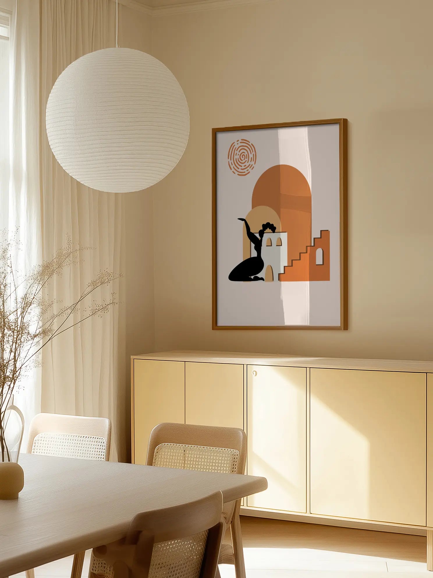 Graphic Woman Poster