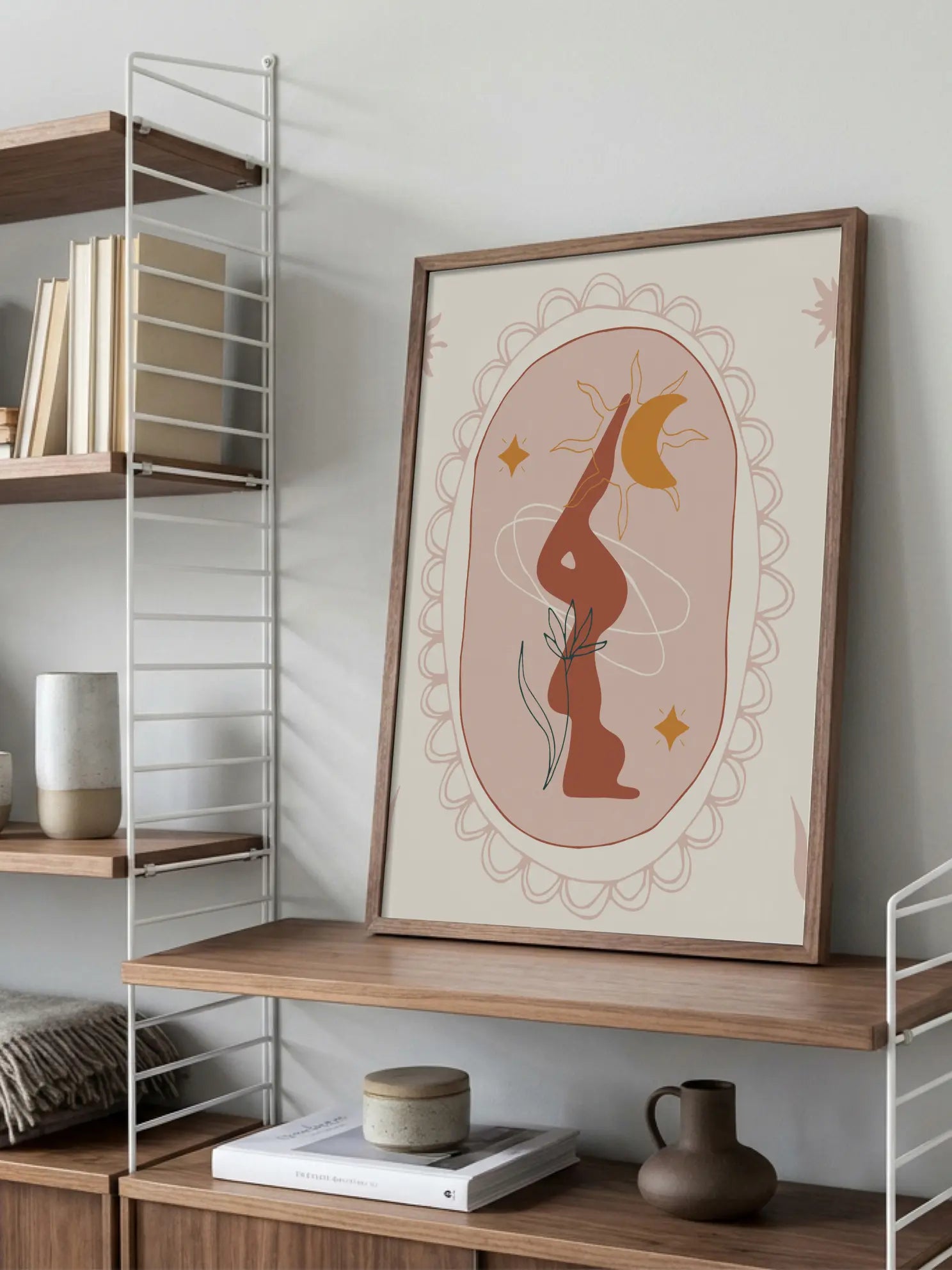 Graphic Yoga Art Poster