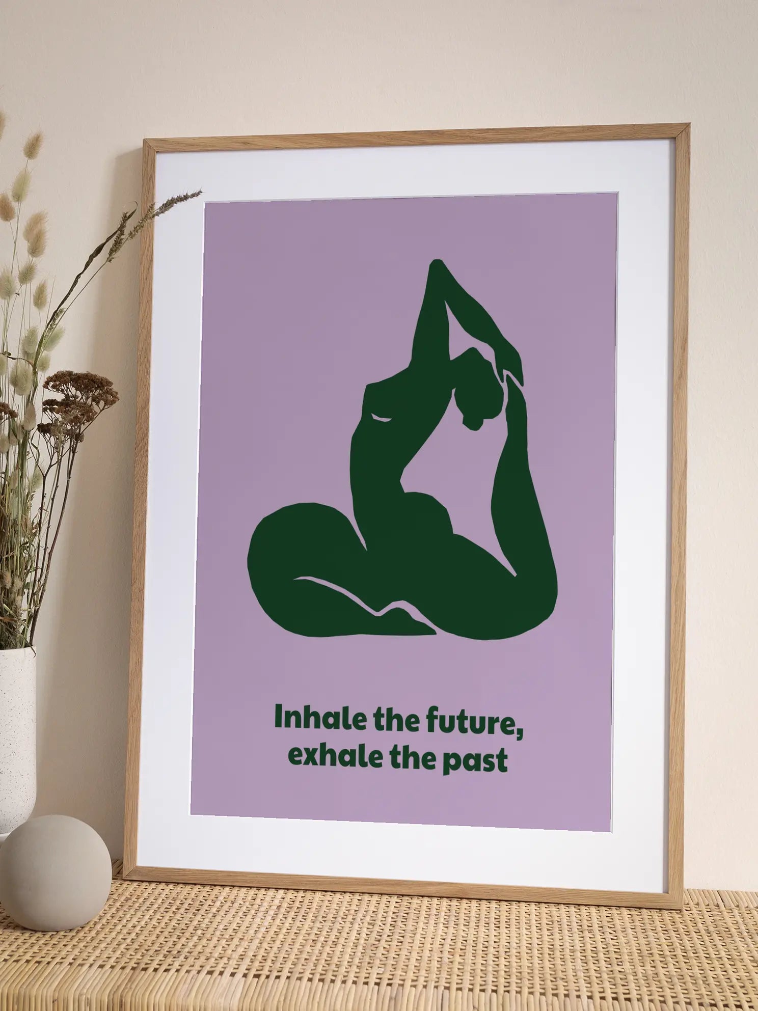 Graphic Yoga Poster