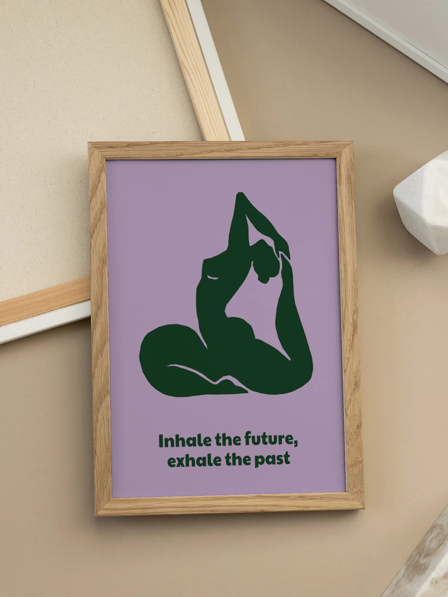 Graphic Yoga Poster