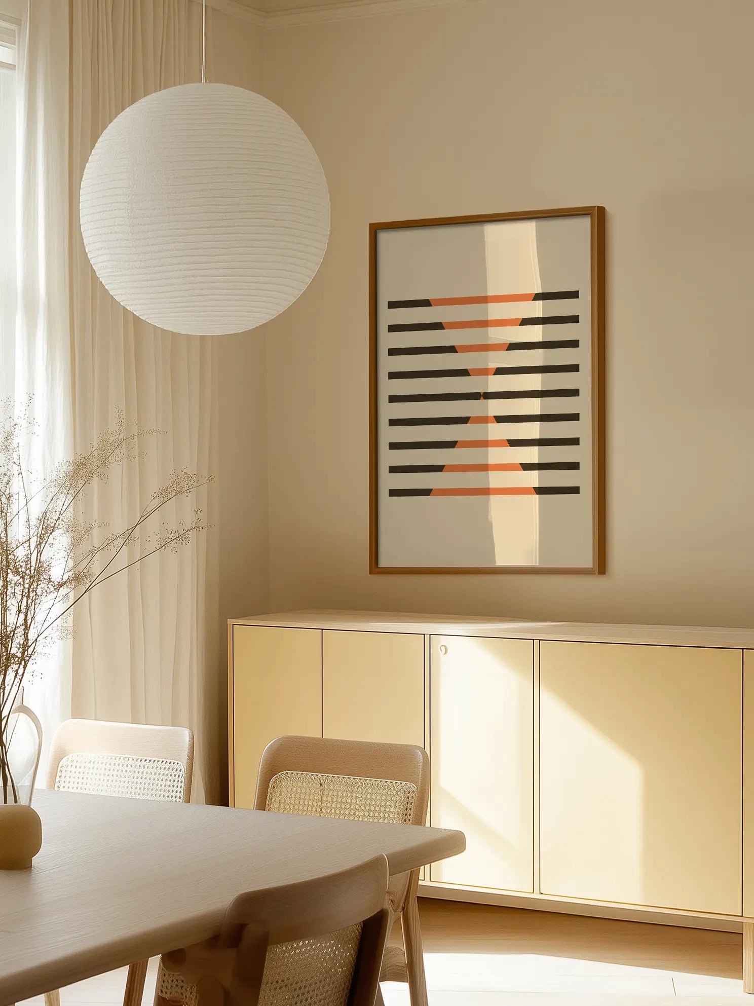 Graphical Stripes 1 Poster