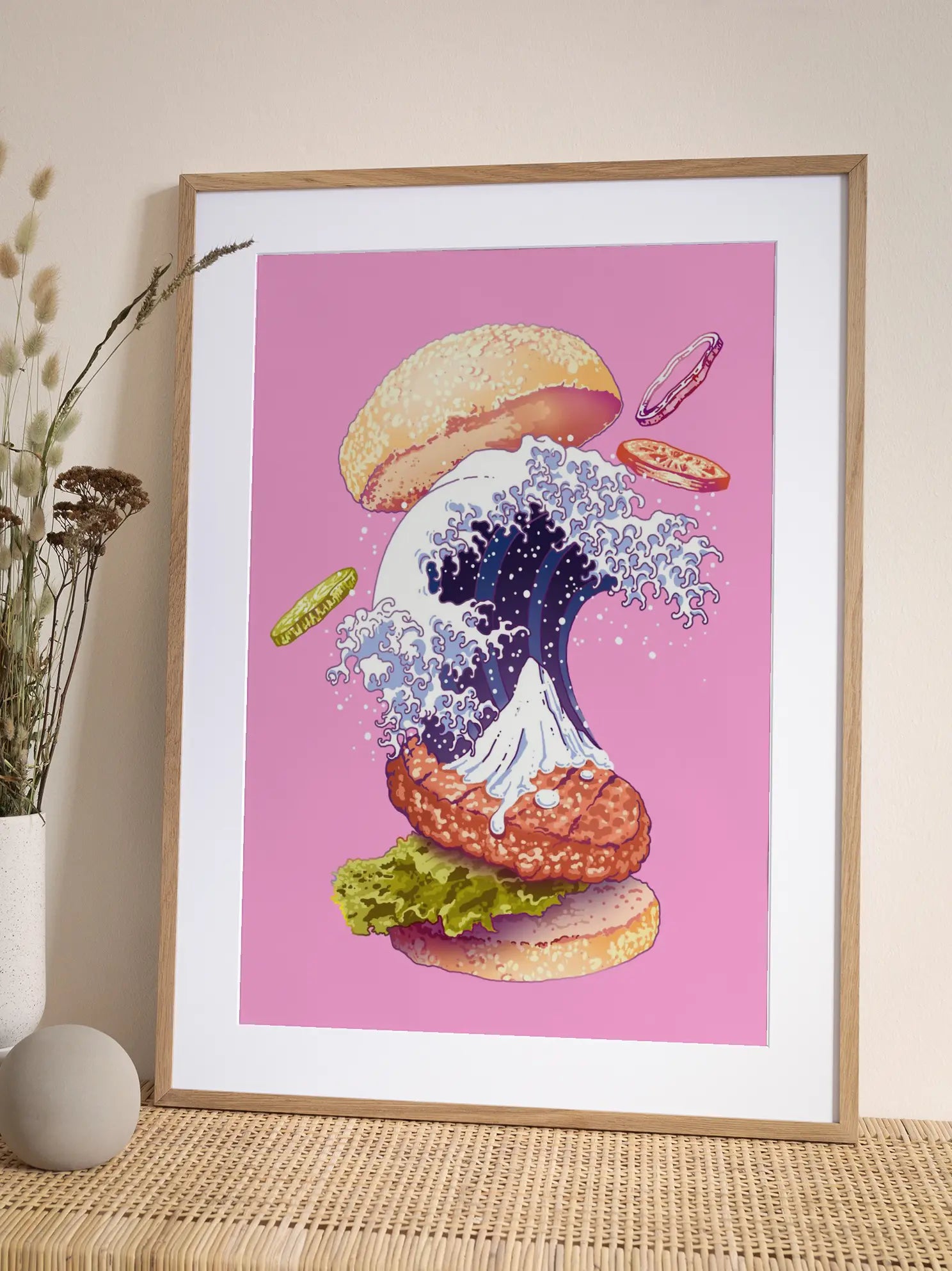 Great Burger Wave Poster