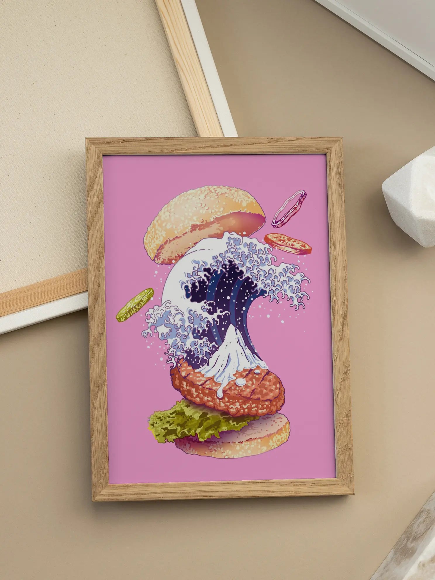 Great Burger Wave Poster