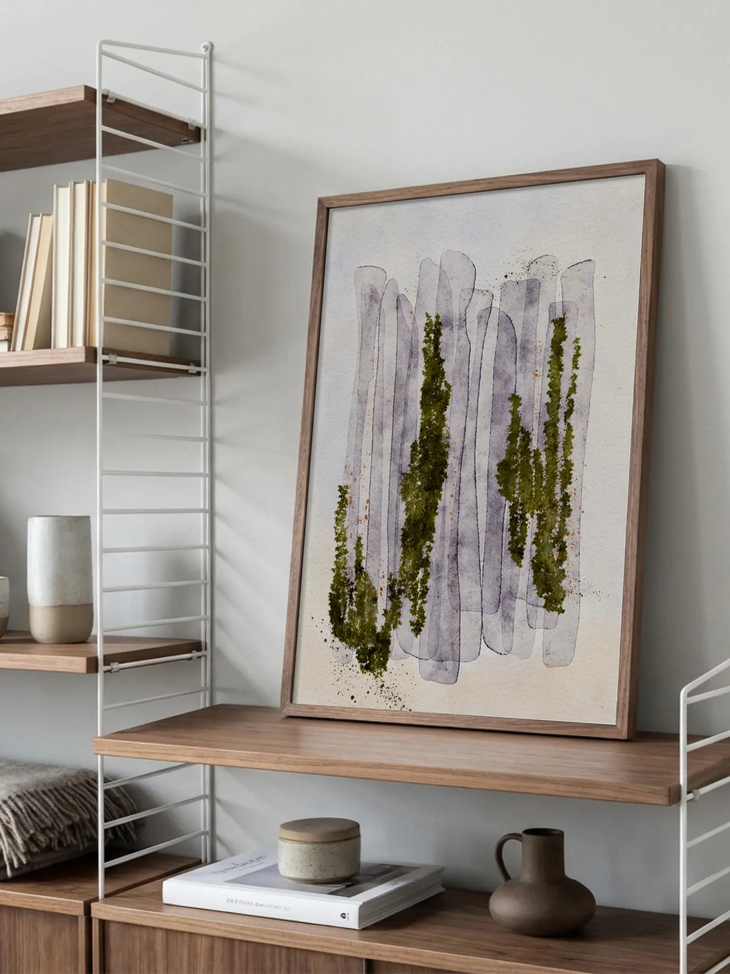 Green Abstract Poster