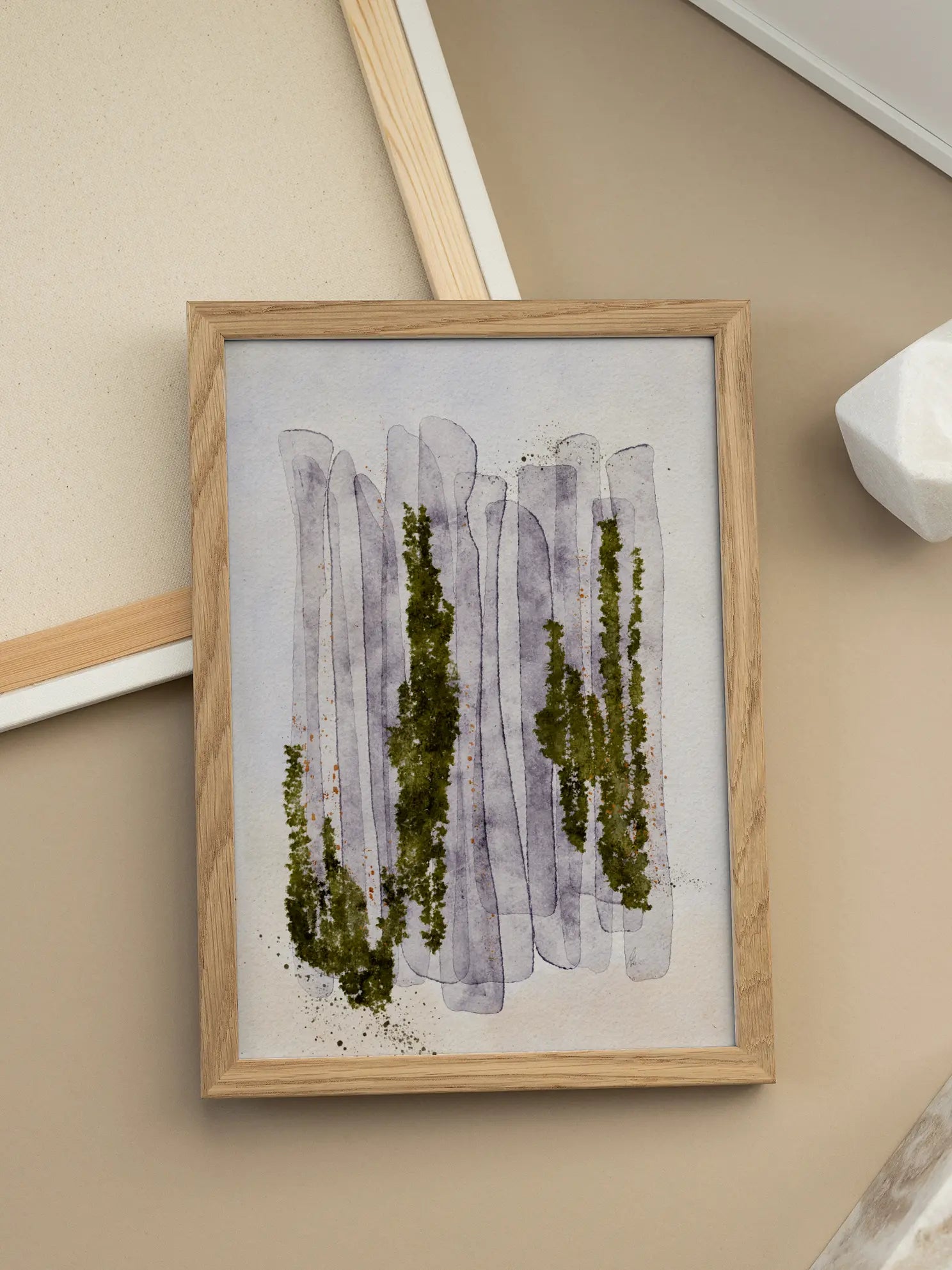 Green Abstract Poster