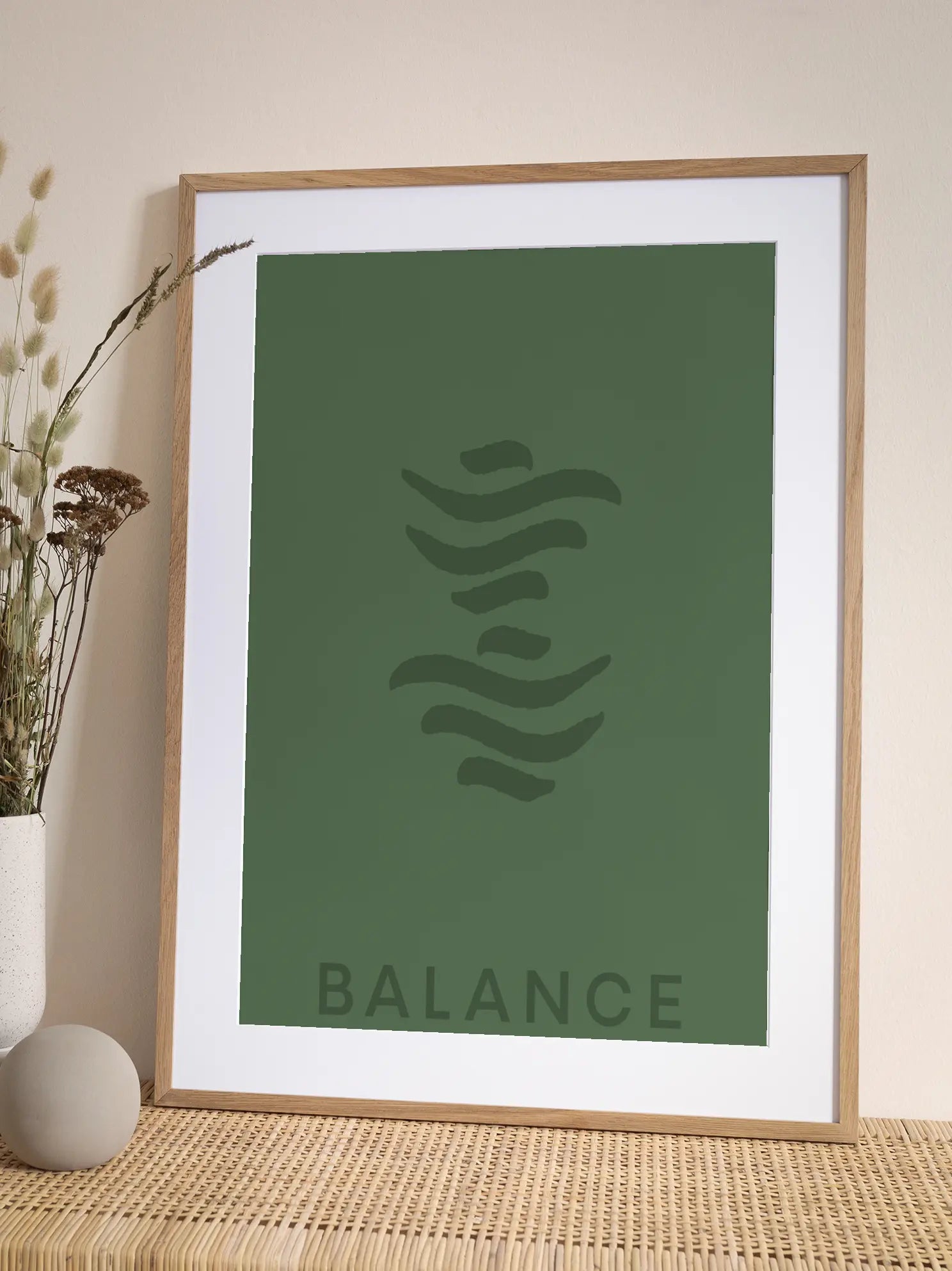 Green Balance Poster