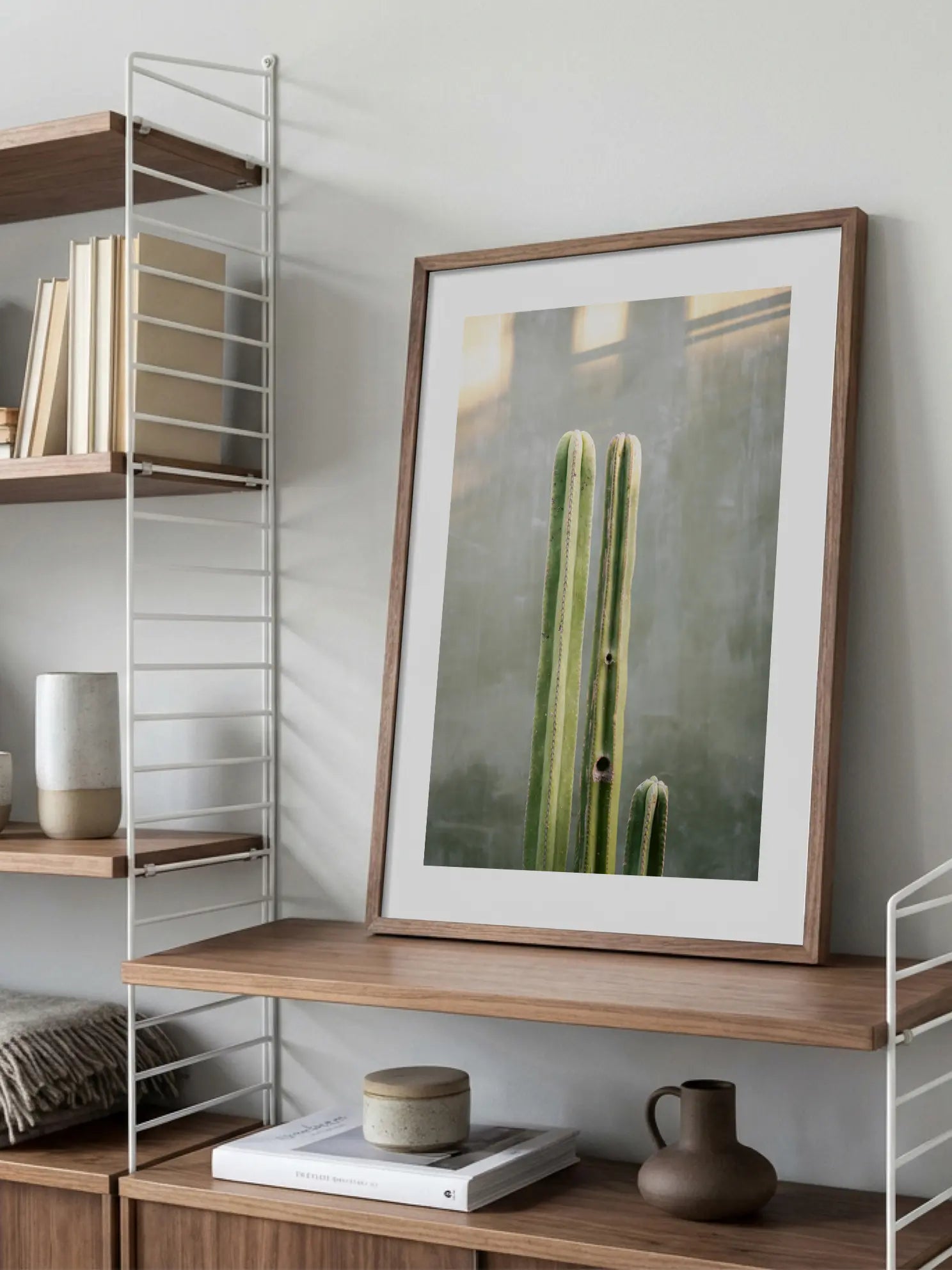 Green Cactus Poster