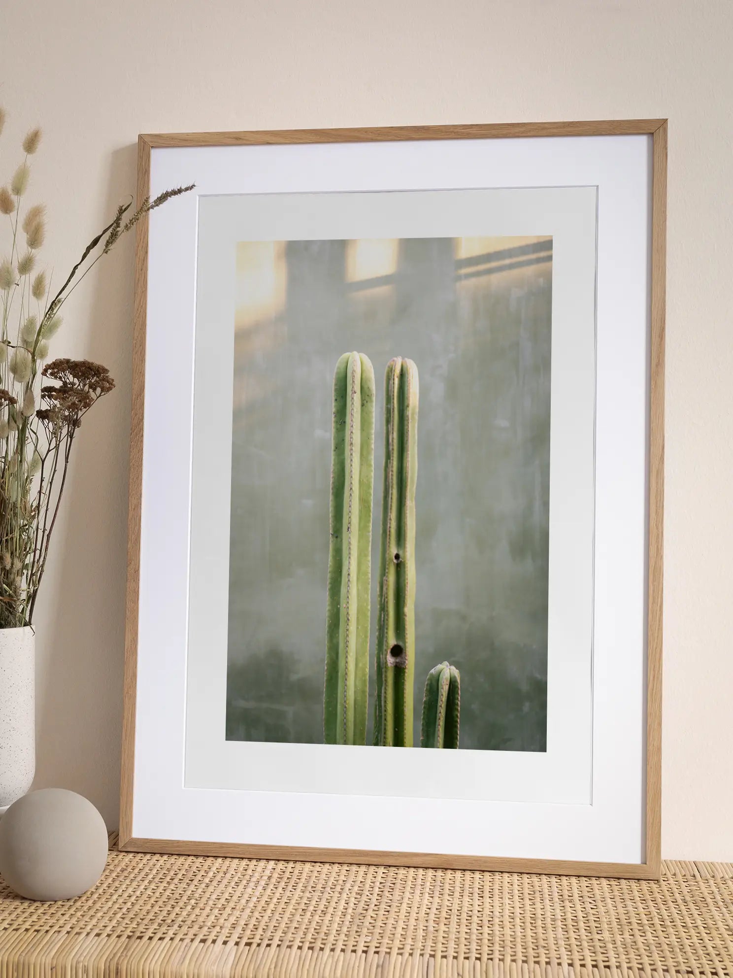 Green Cactus Poster