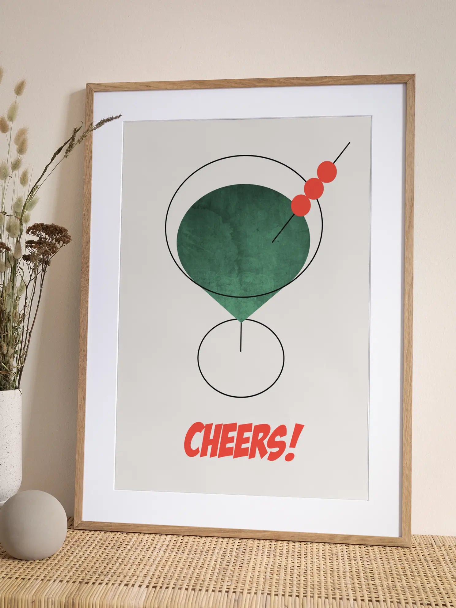 Green Cheers Poster