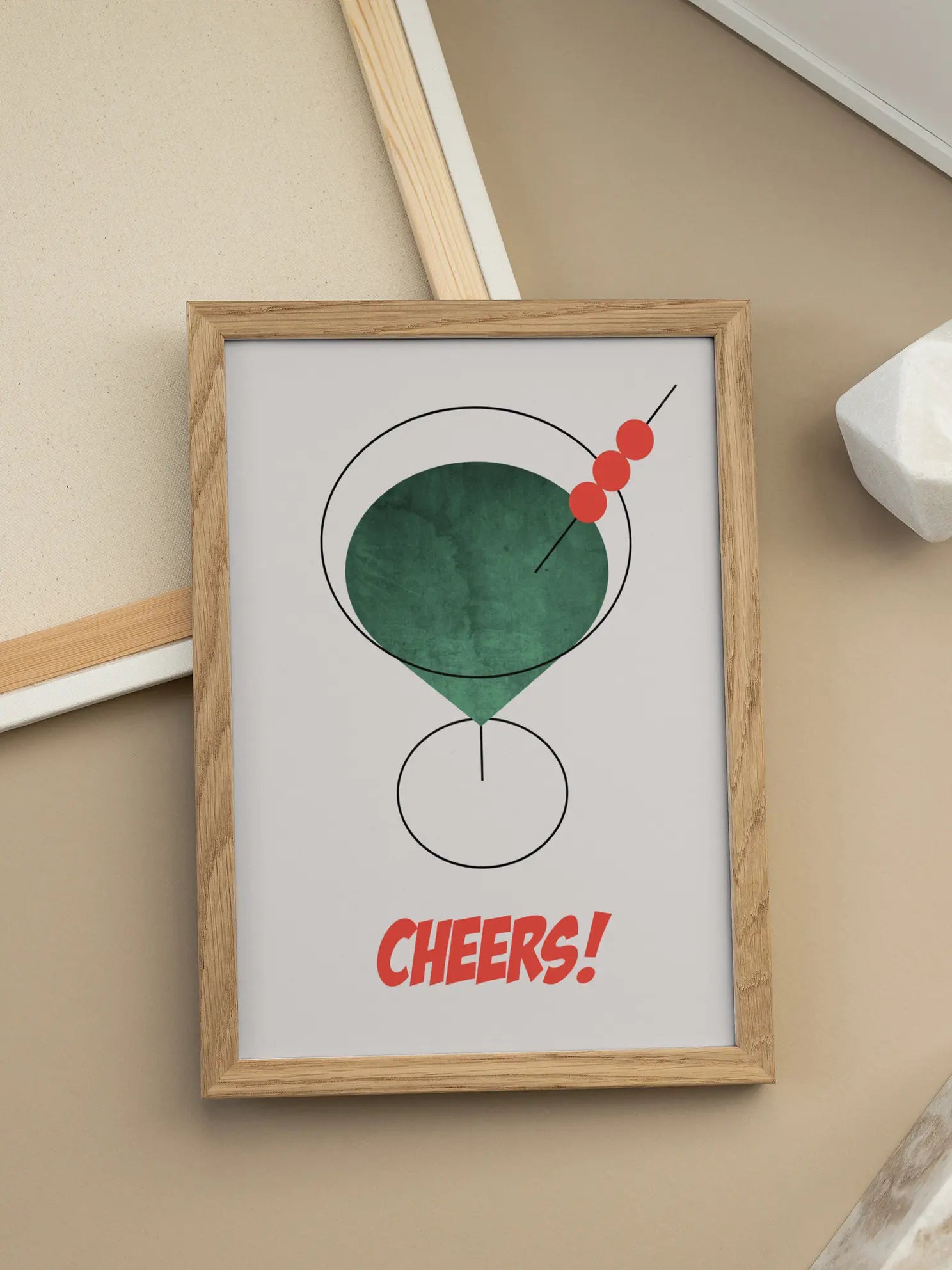 Green Cheers Poster