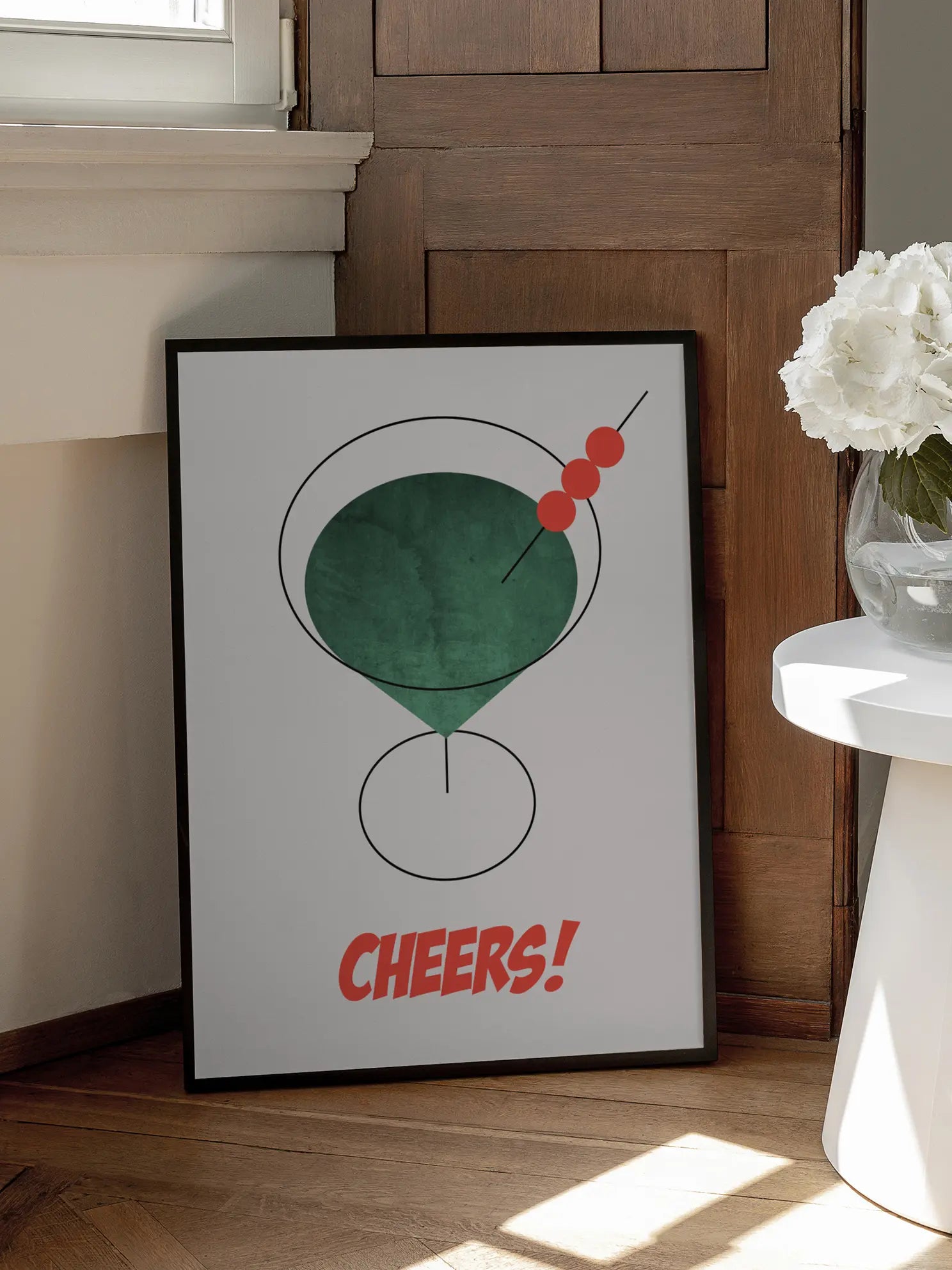 Green Cheers Poster