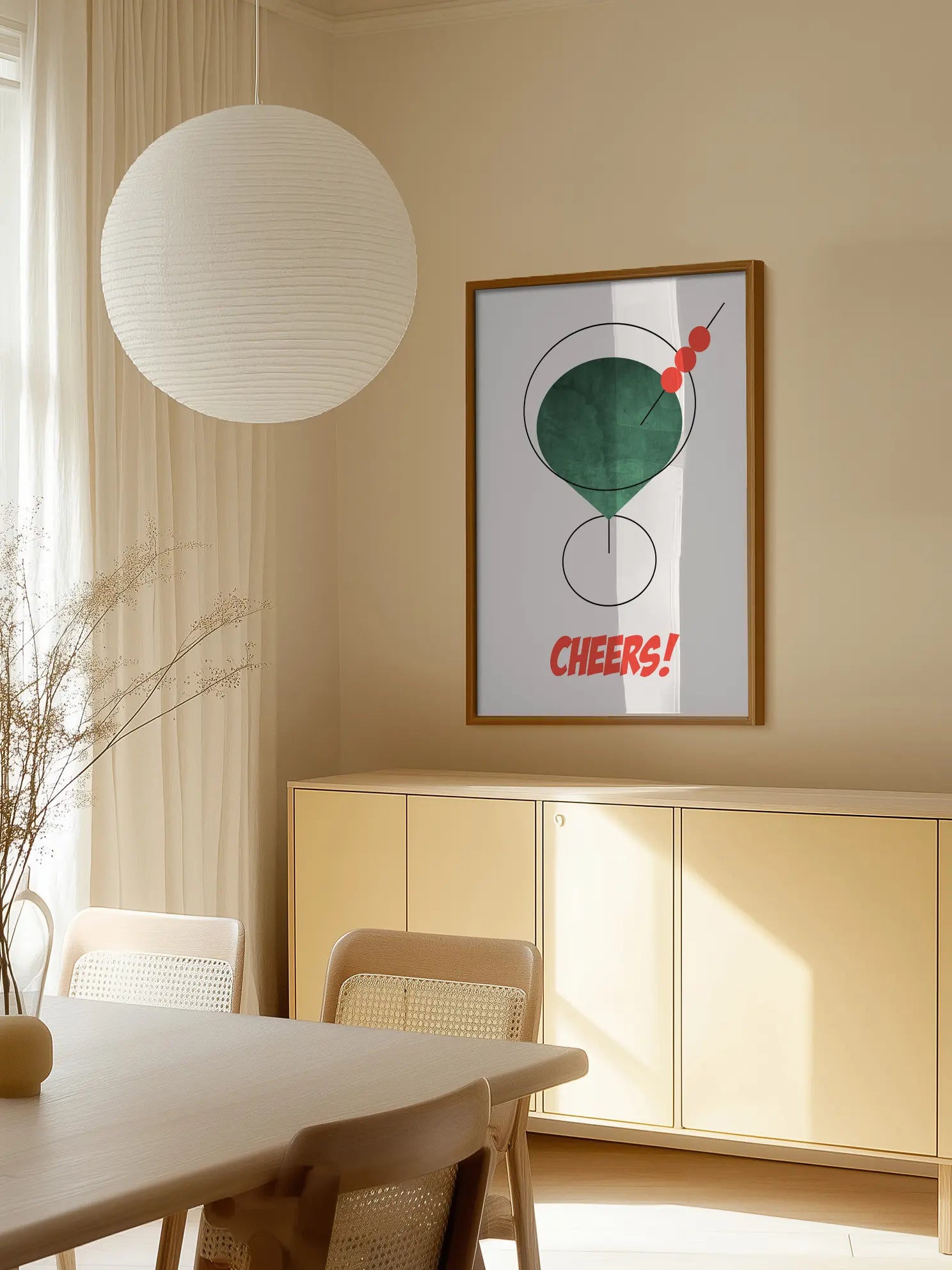 Green Cheers Poster