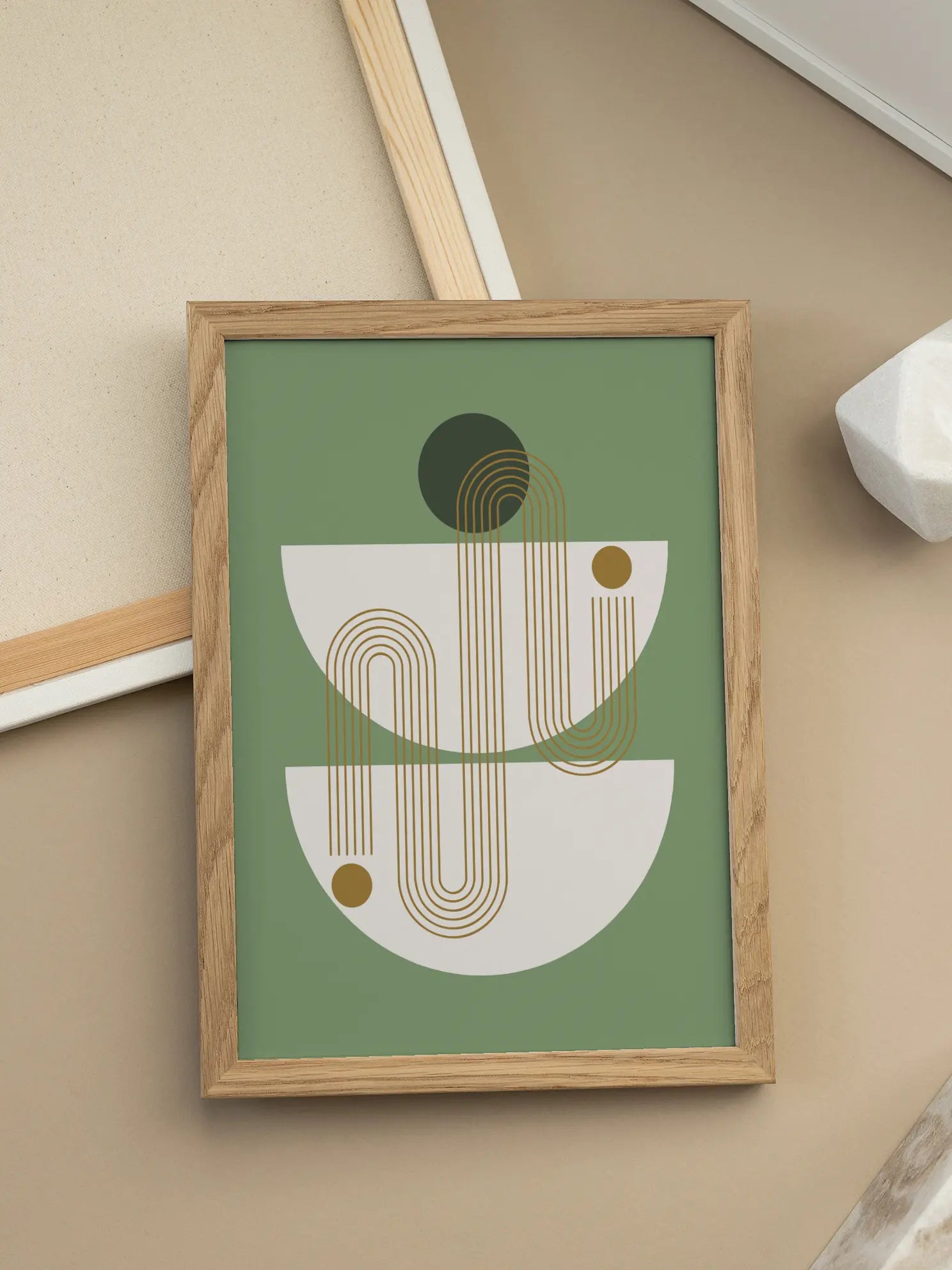 Green Graphic Poster