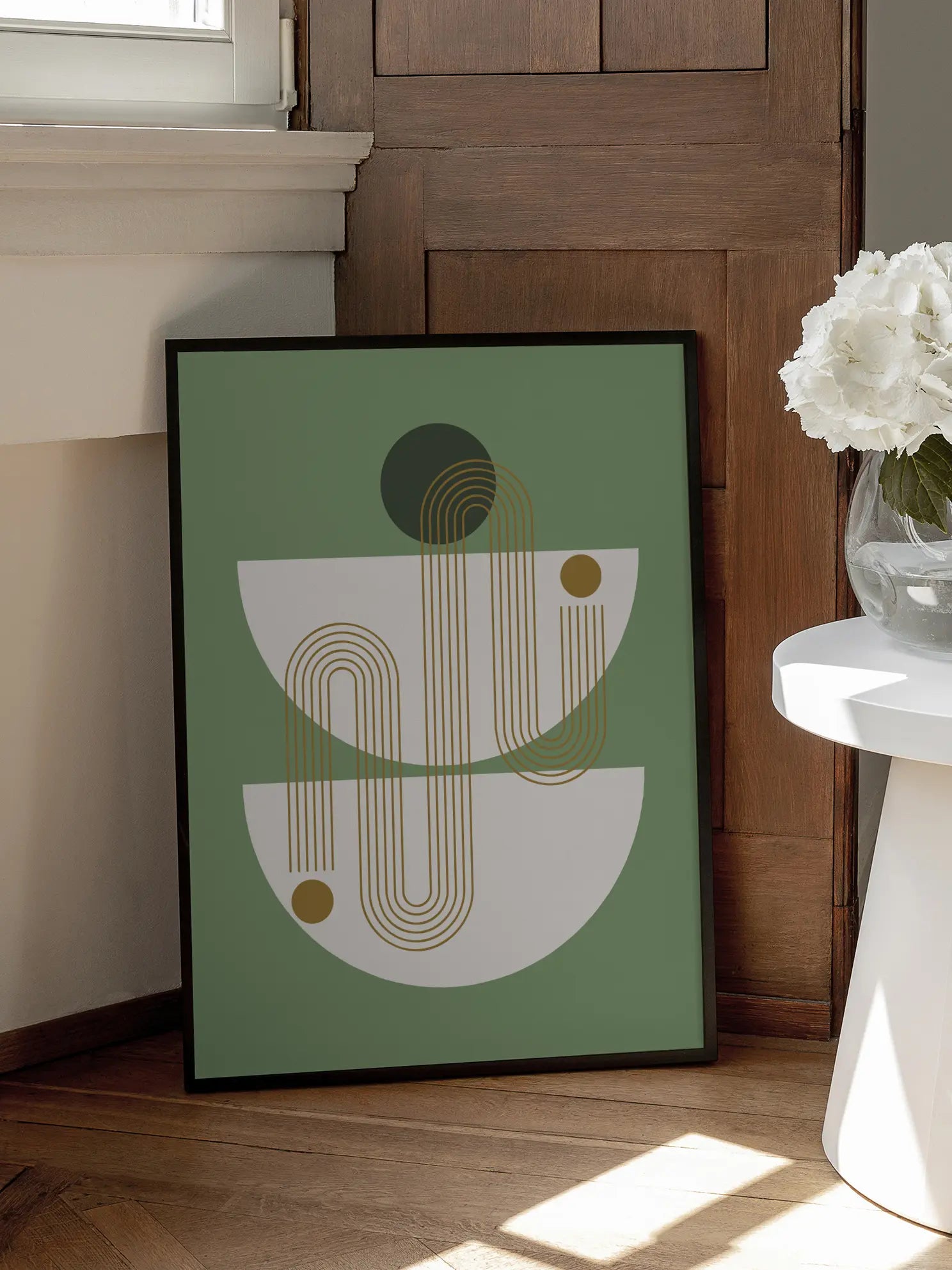 Green Graphic Poster