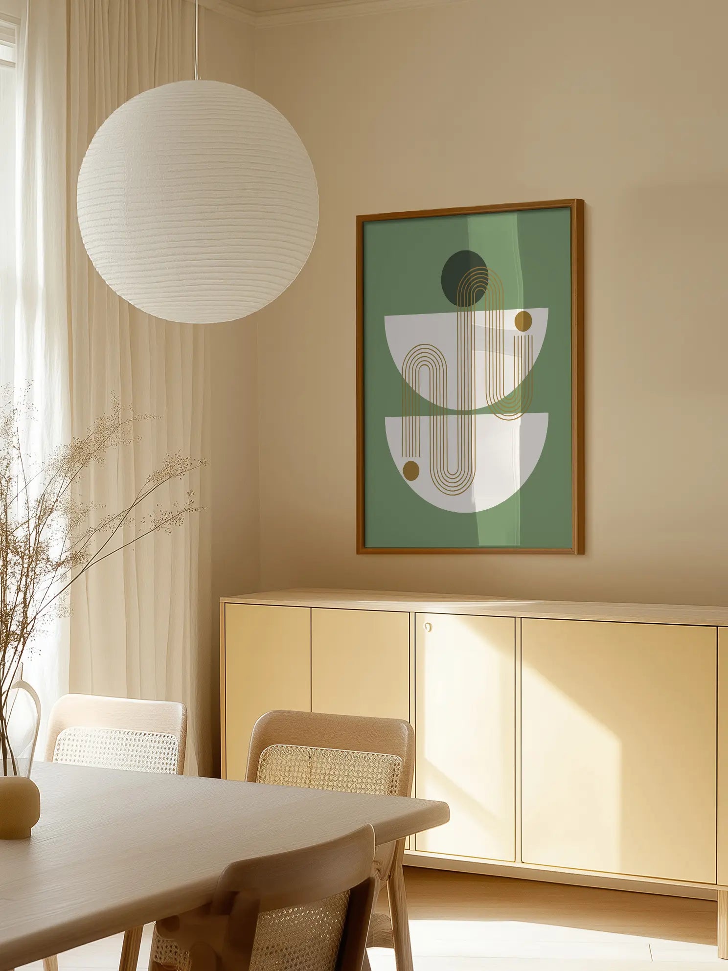 Green Graphic Poster