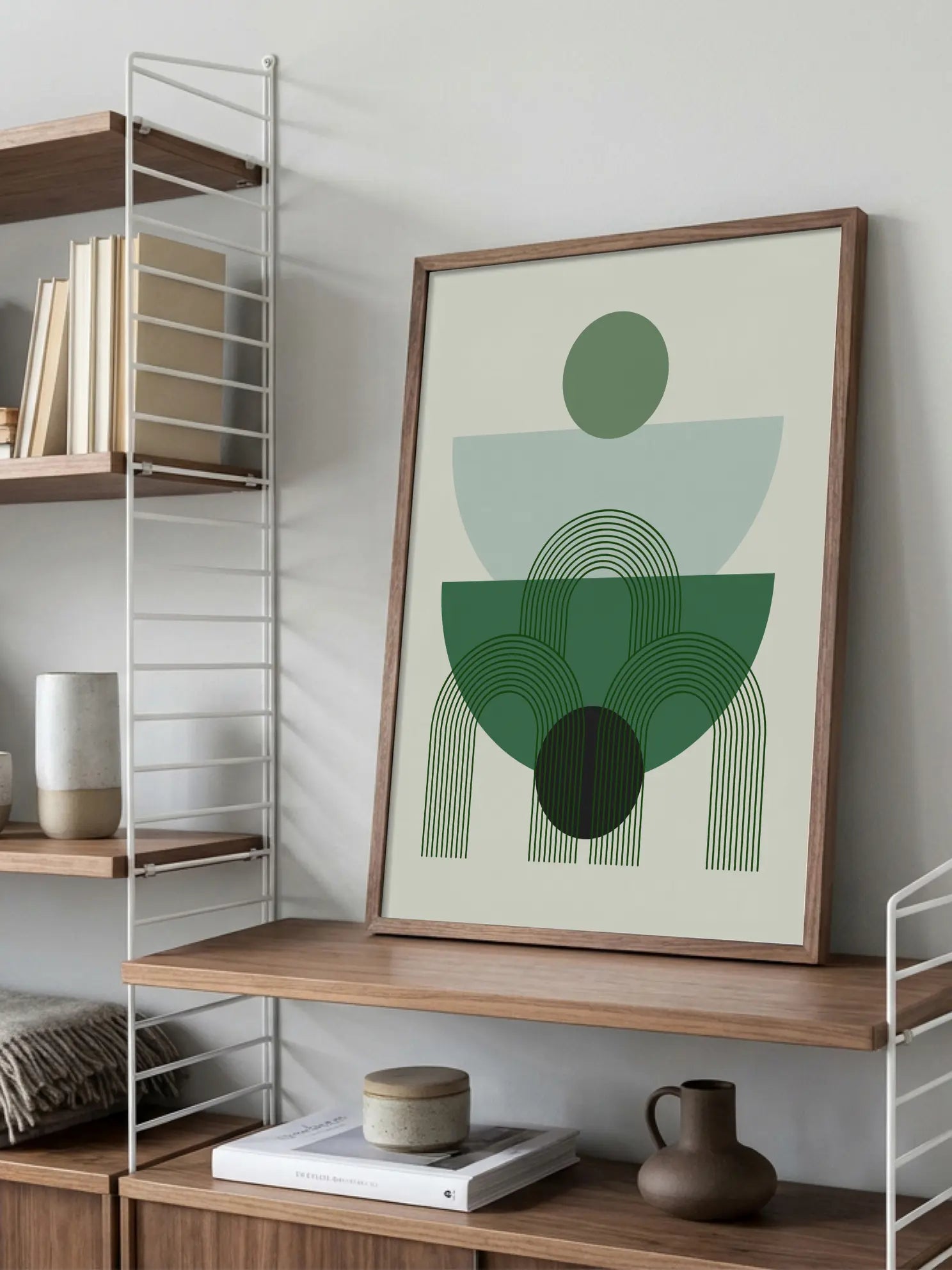 Green Graphics Poster