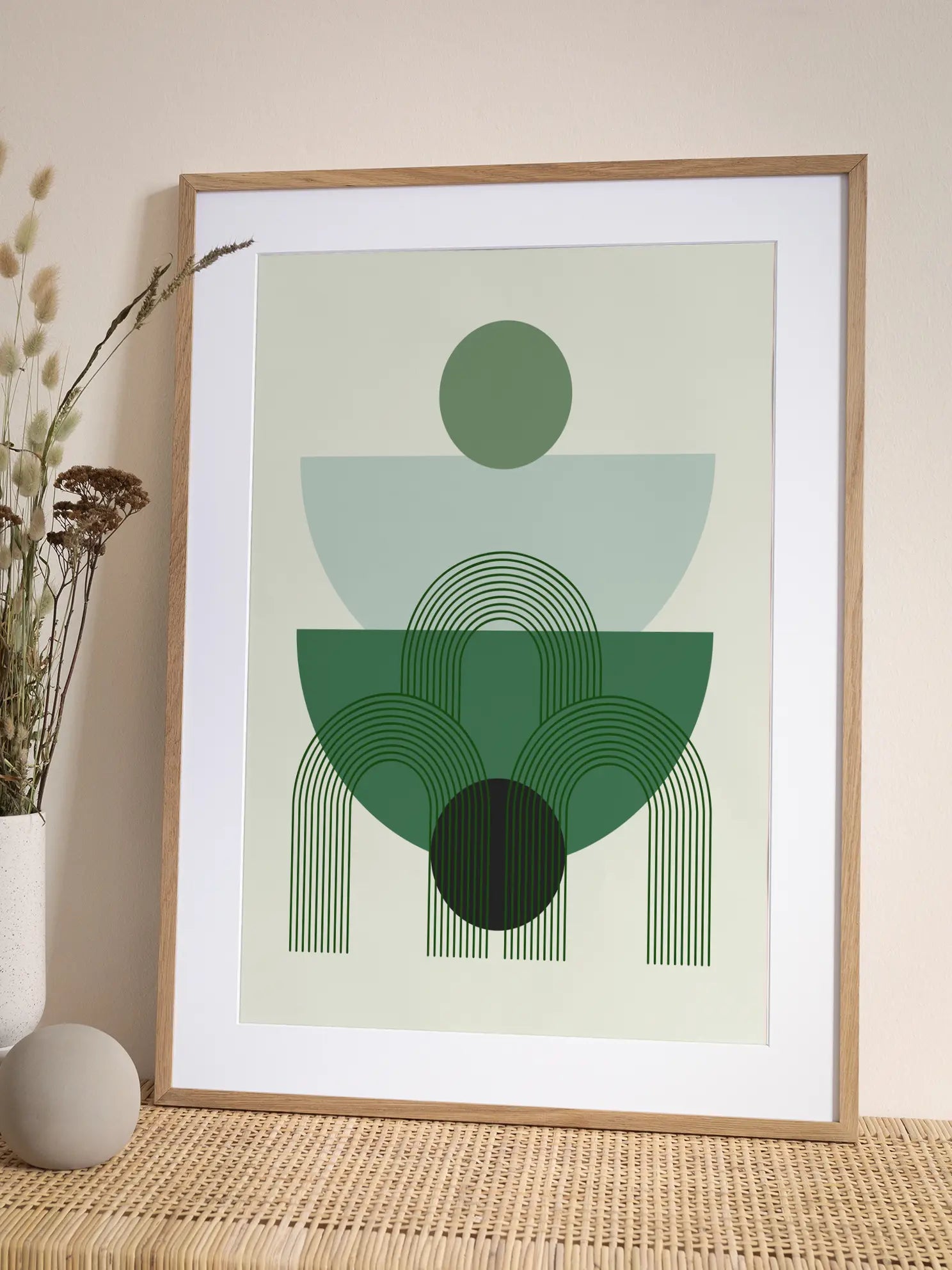 Green Graphics Poster