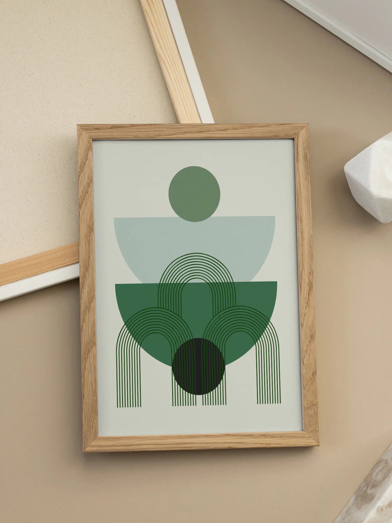 Green Graphics Poster