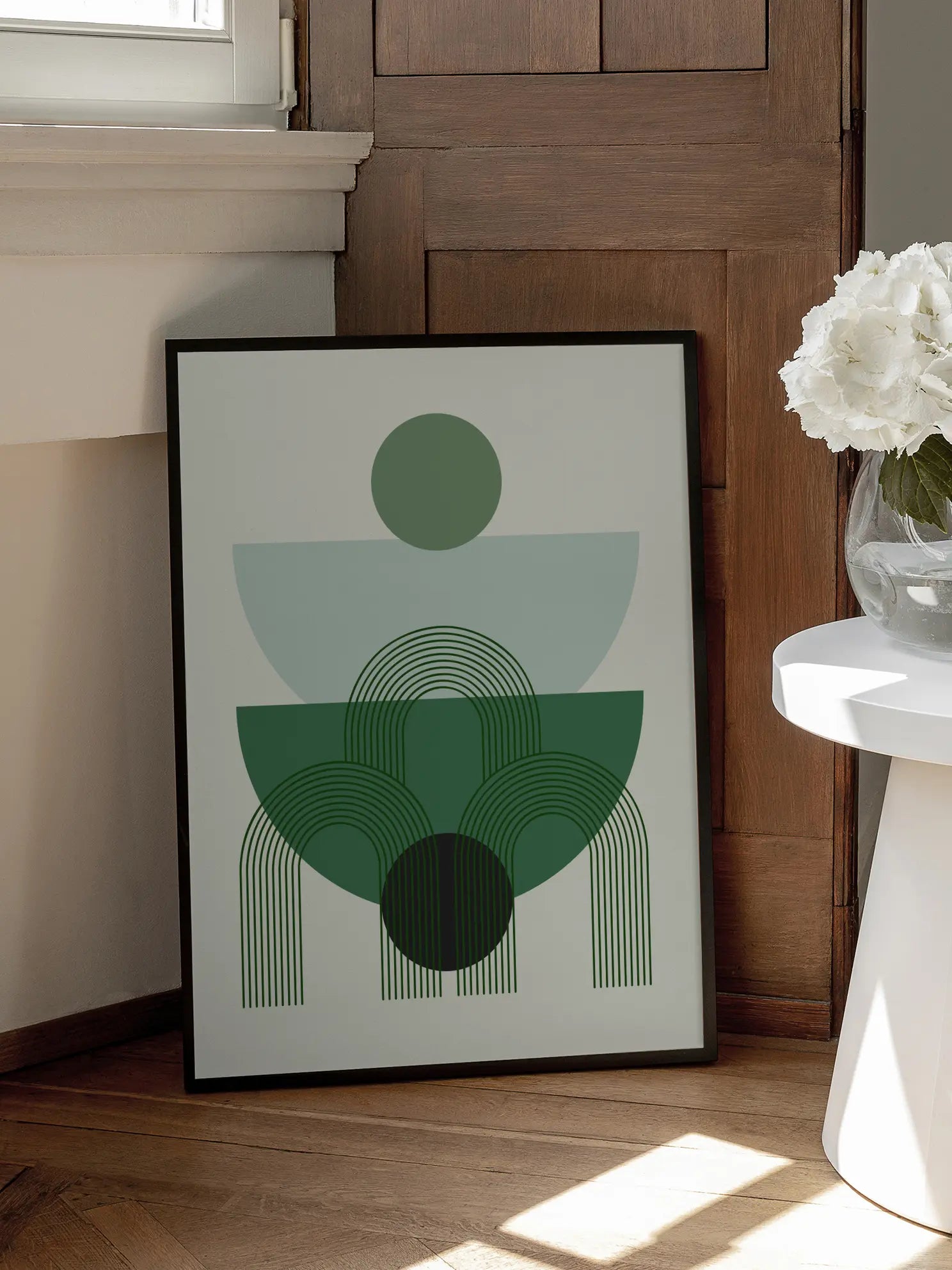 Green Graphics Poster