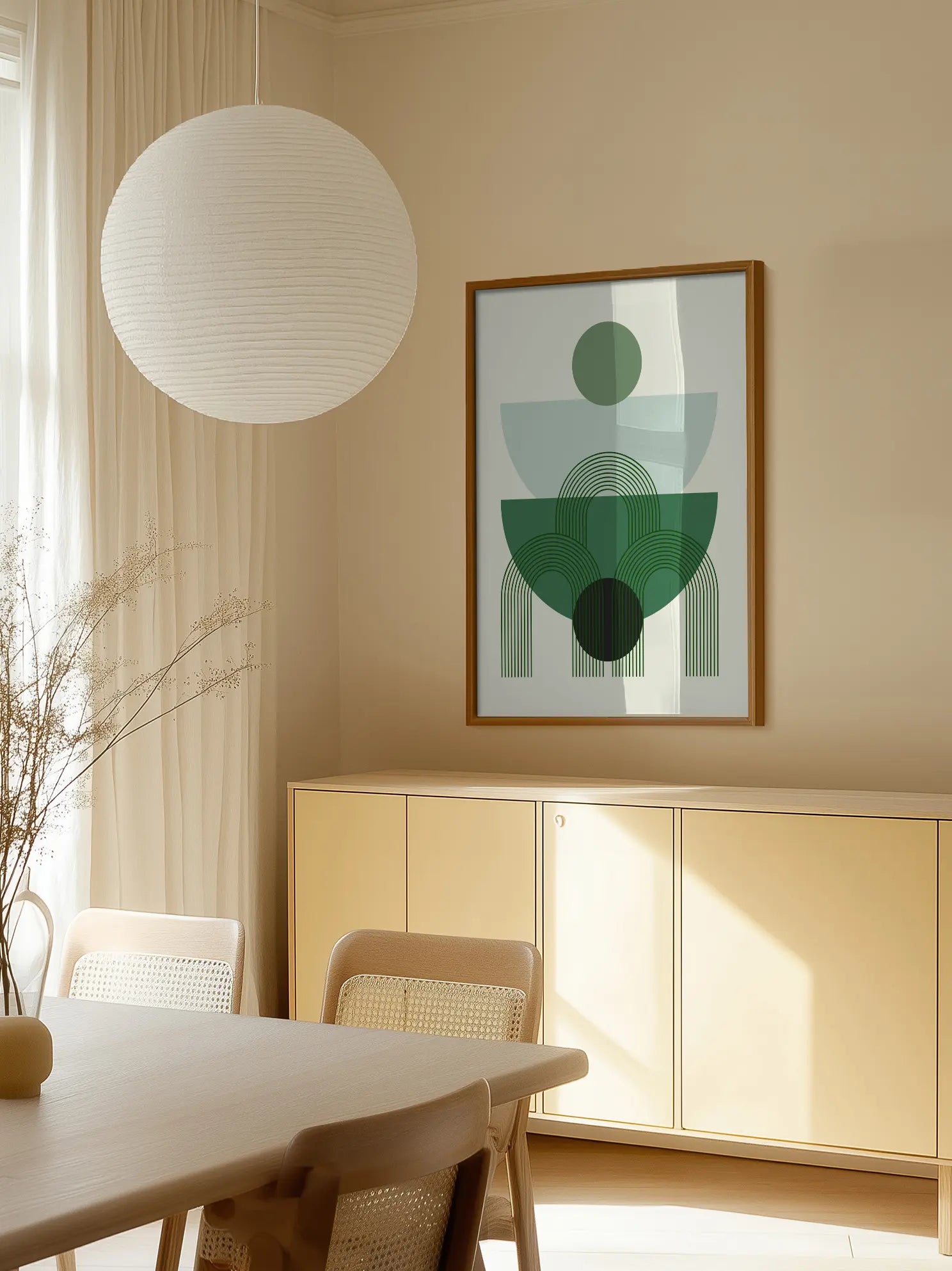 Green Graphics Poster