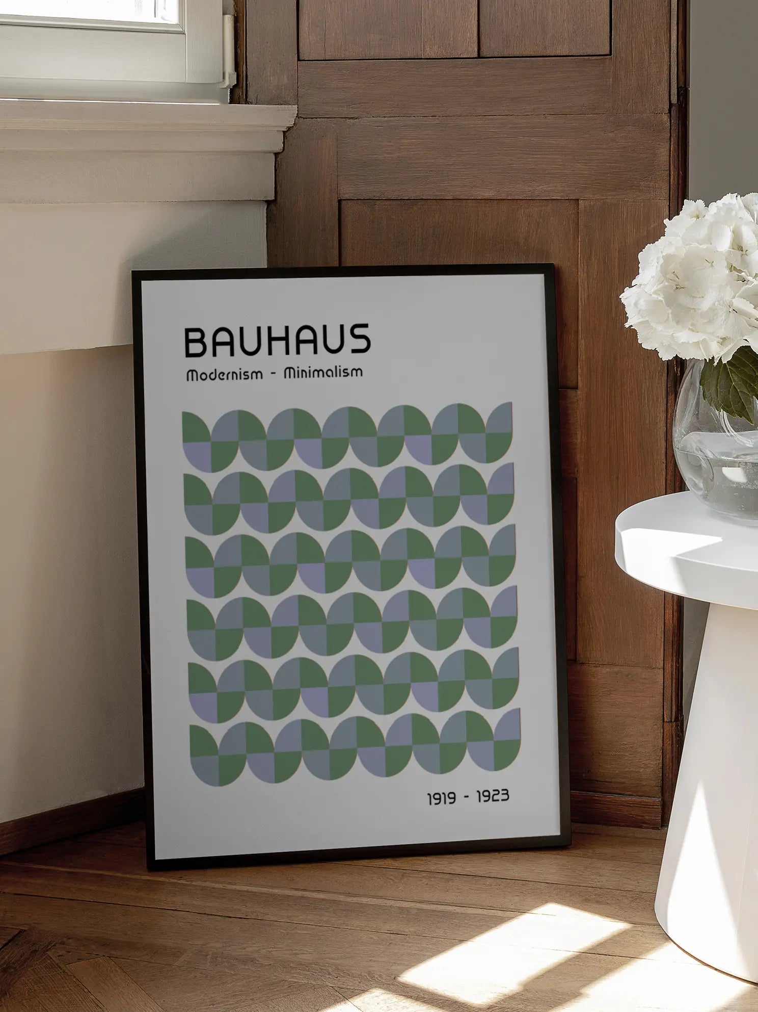 Green Ocean Waves — Bauhaus 1923 Poster