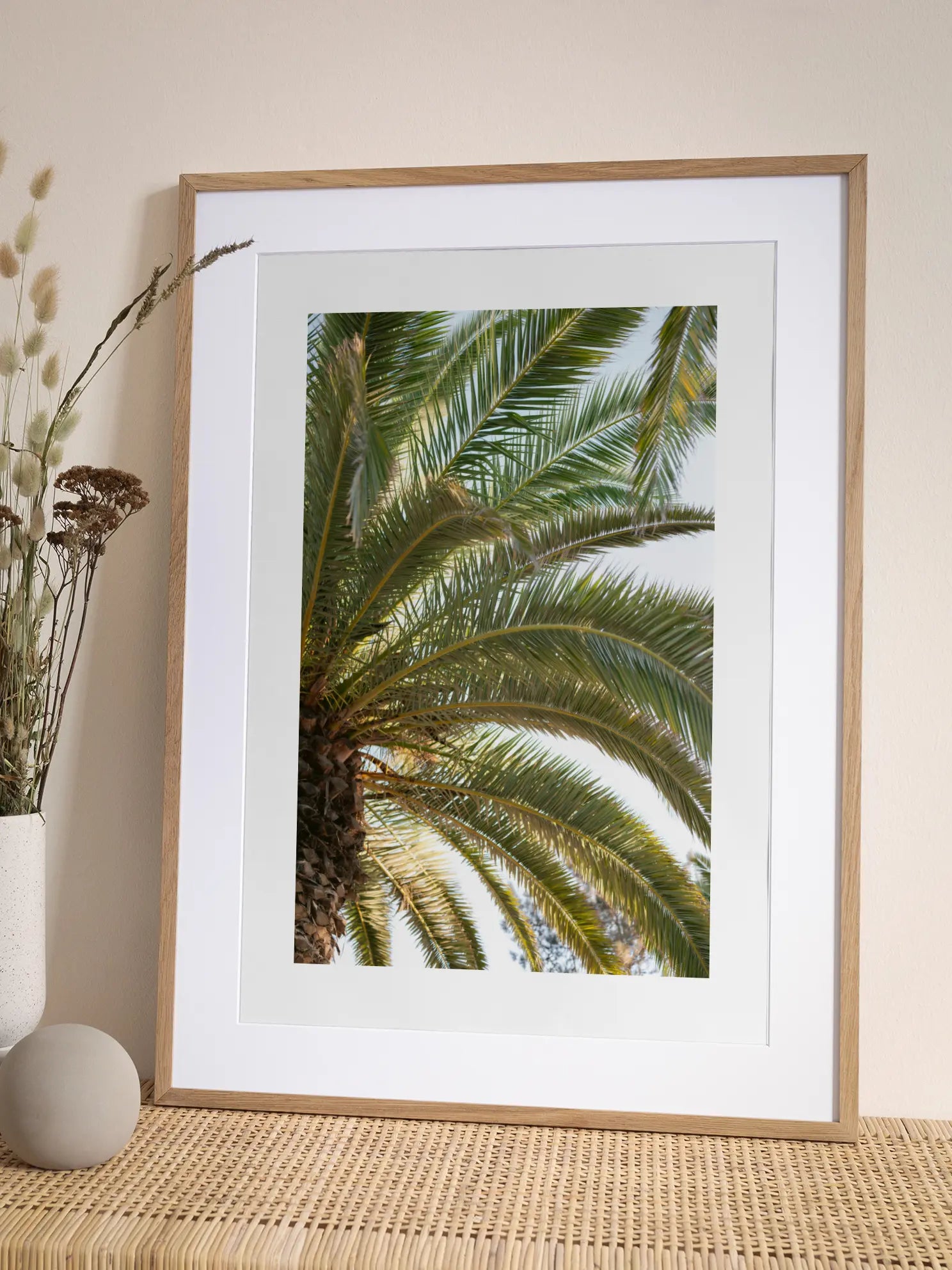 Green Palm Poster