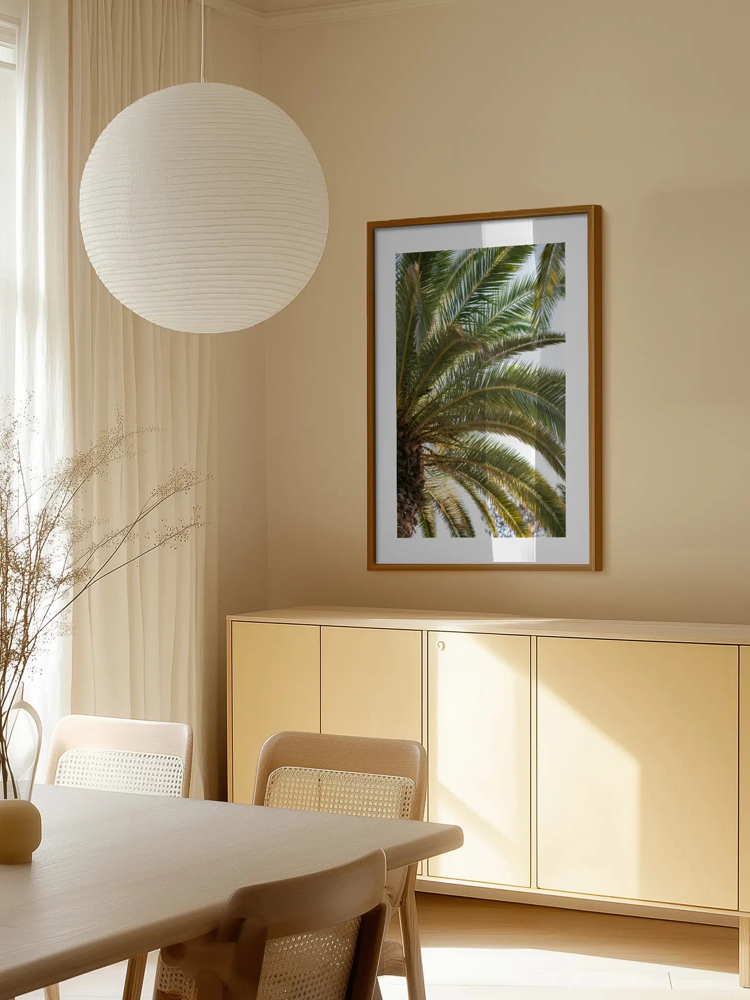 Green Palm Poster